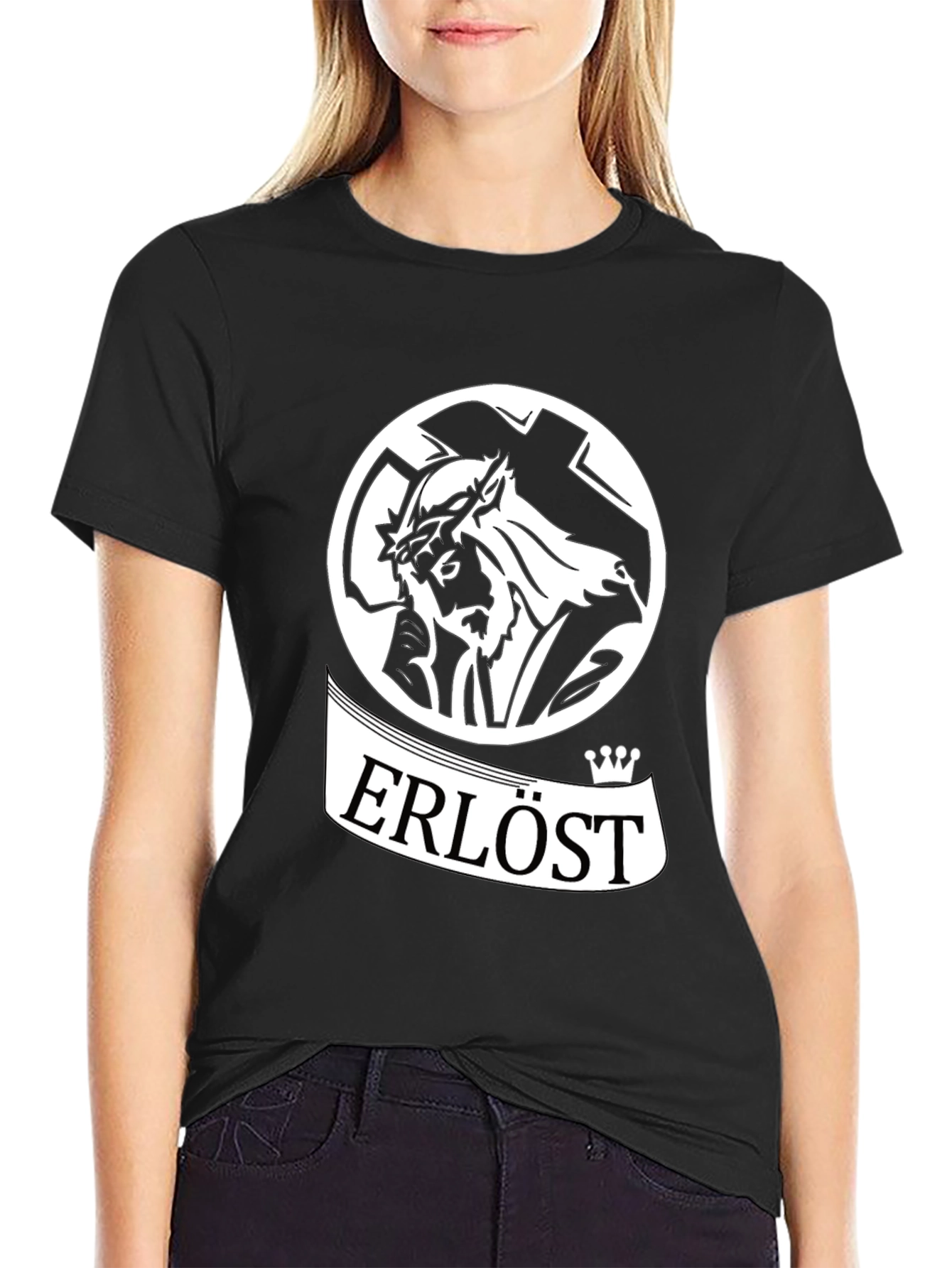 Erlöst Graphic T-Shirt - Religious Design