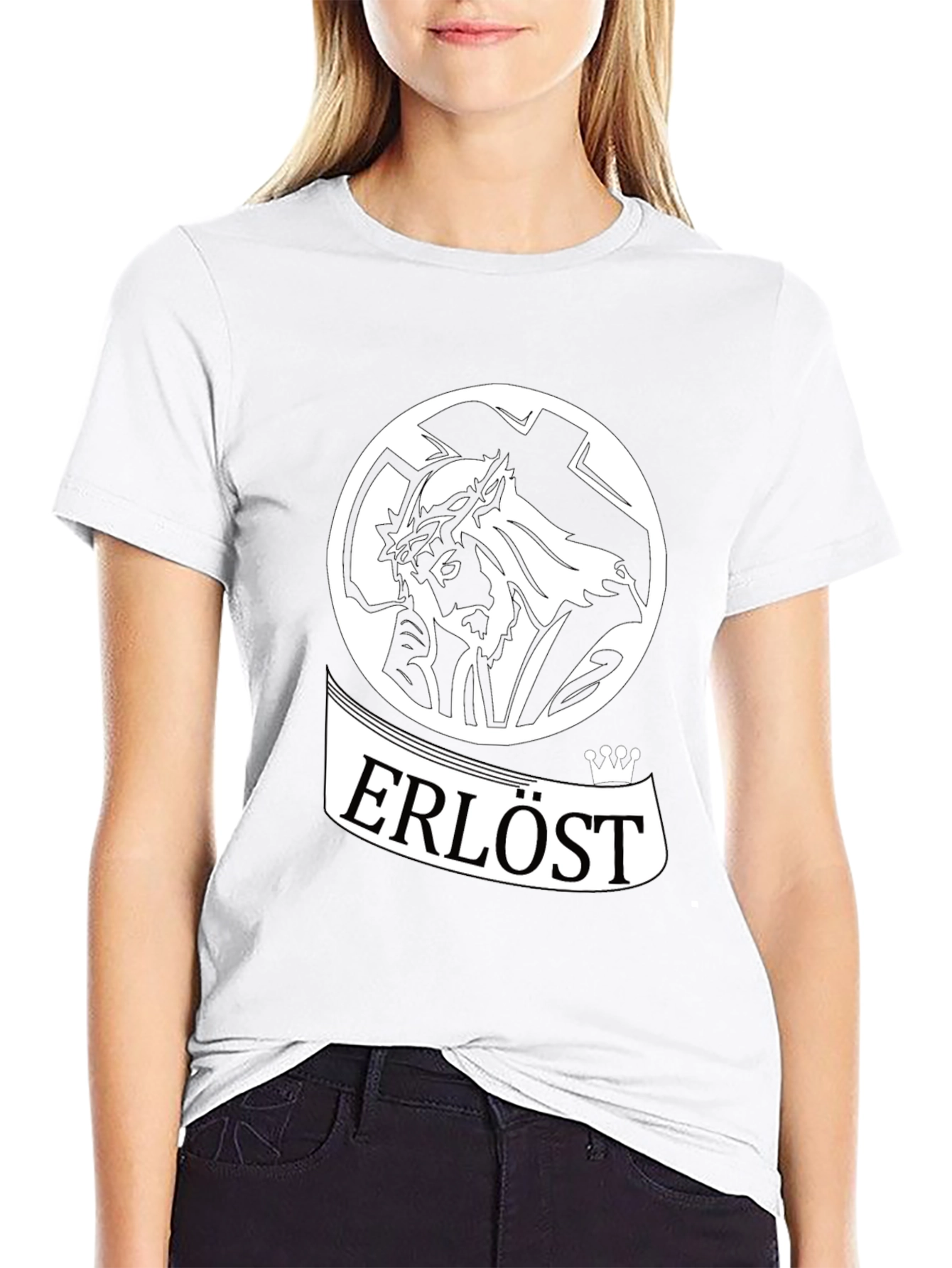 Erlöst Graphic T-Shirt - Religious Design