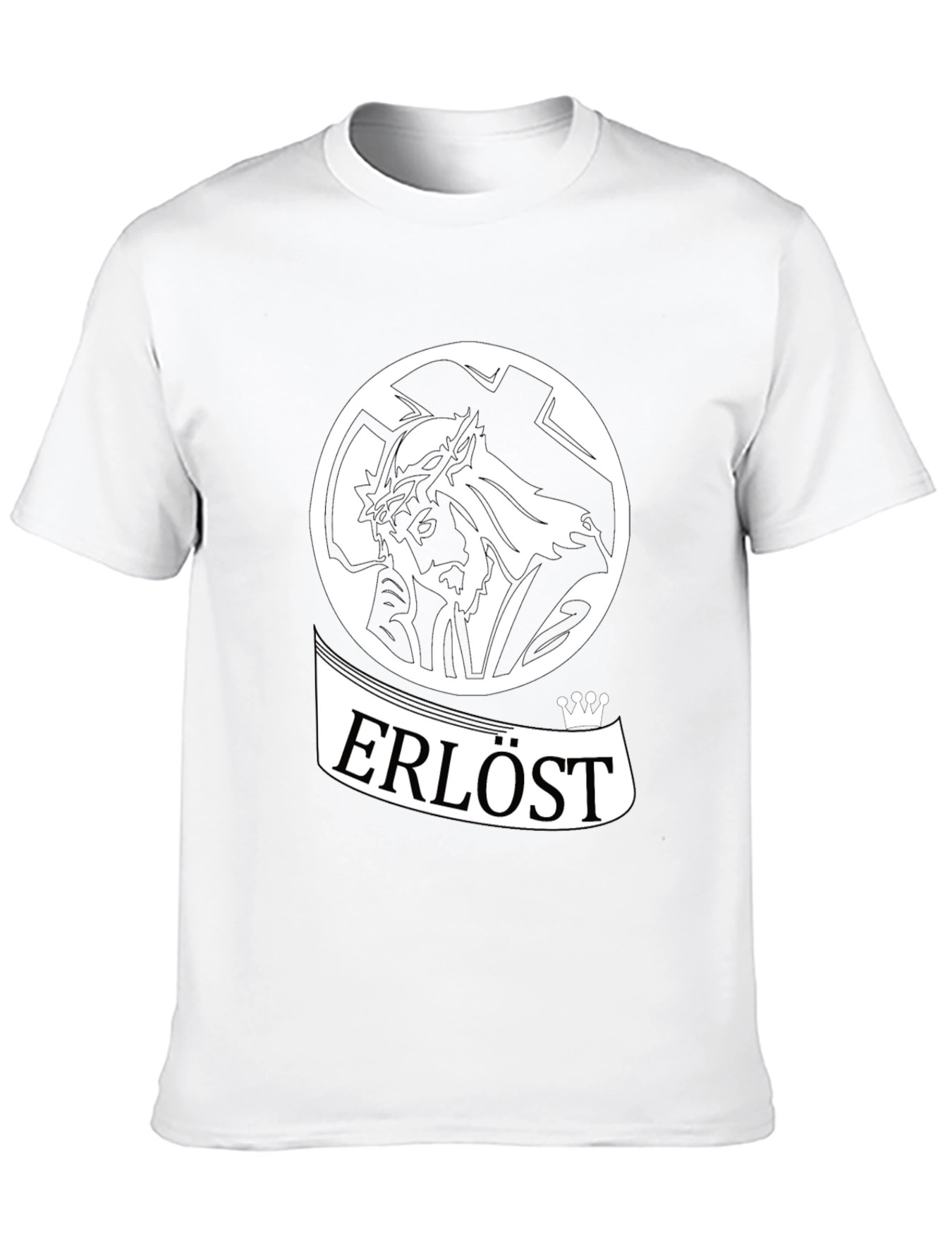 Erlöst Graphic T-Shirt - Religious Design