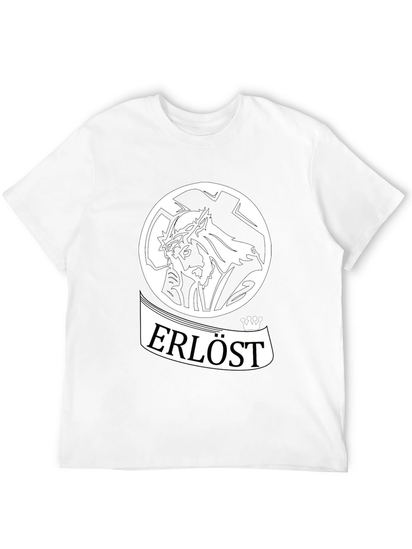 Erlöst Graphic T-Shirt - Religious Design