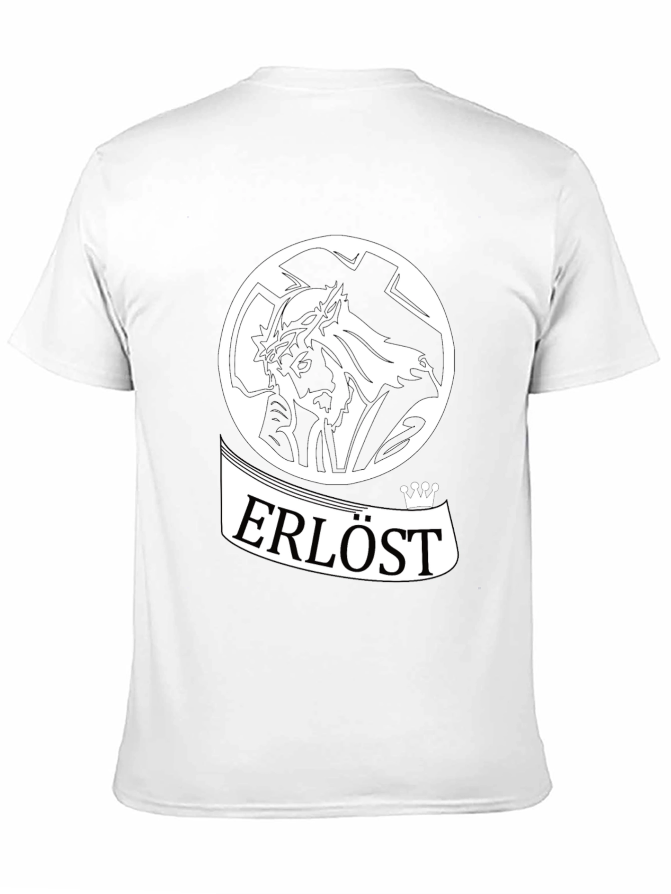 Erlöst Graphic T-Shirt - Religious Design