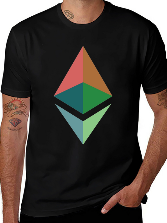 Ethereum Logo Graphic T-Shirt - Modern Crypto Tee