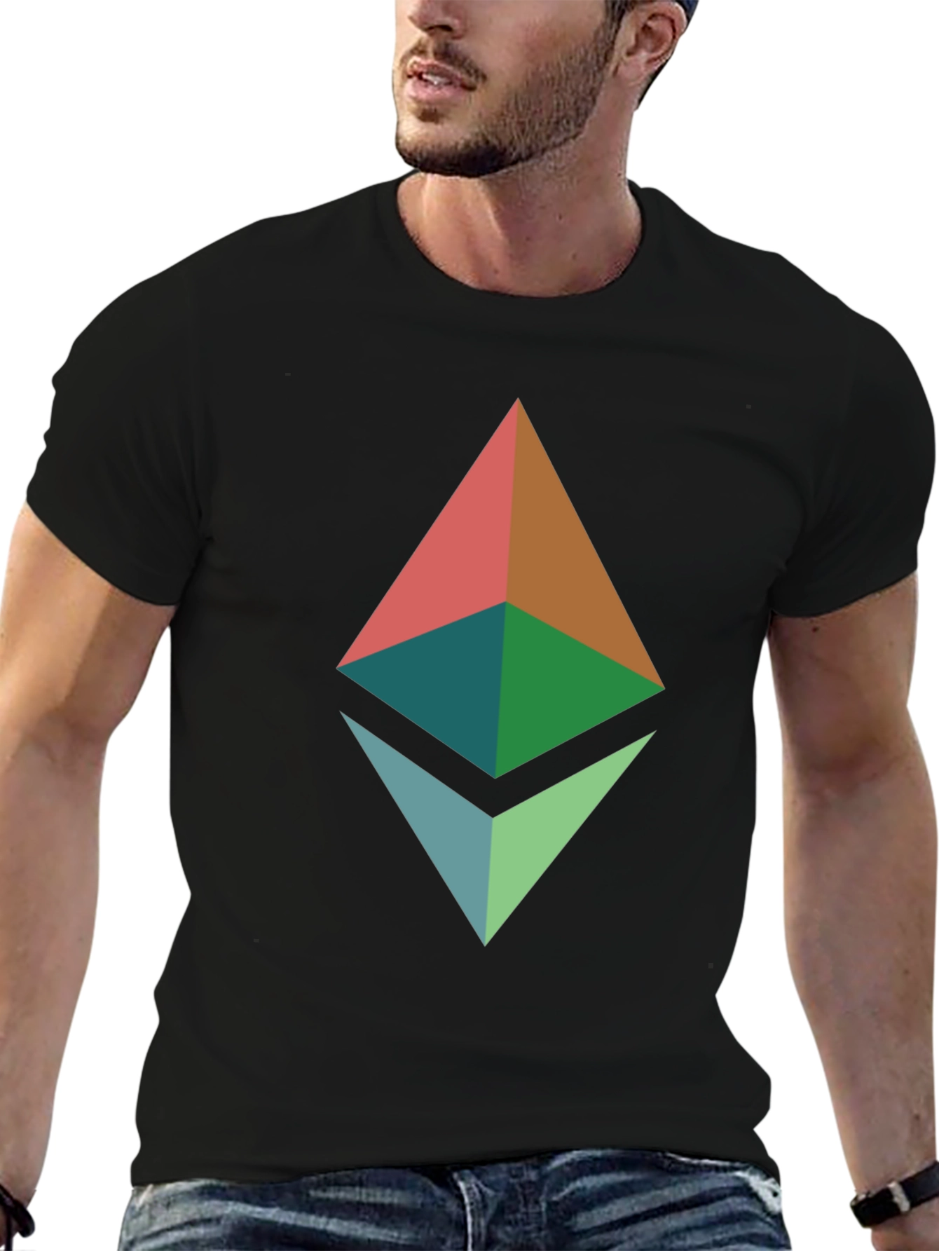 Ethereum Logo Graphic T-Shirt - Modern Crypto Tee