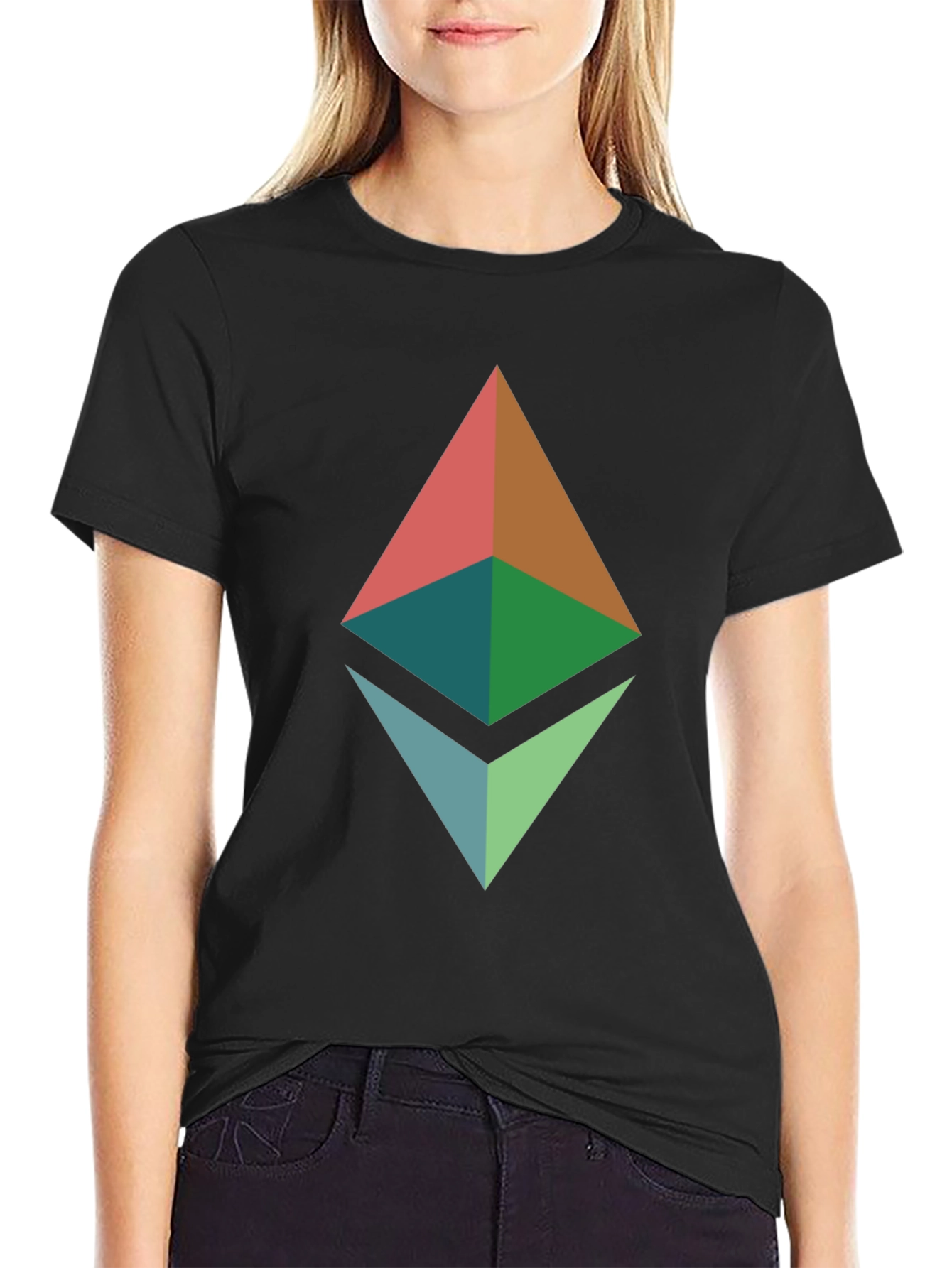 Ethereum Logo Graphic T-Shirt - Modern Crypto Tee