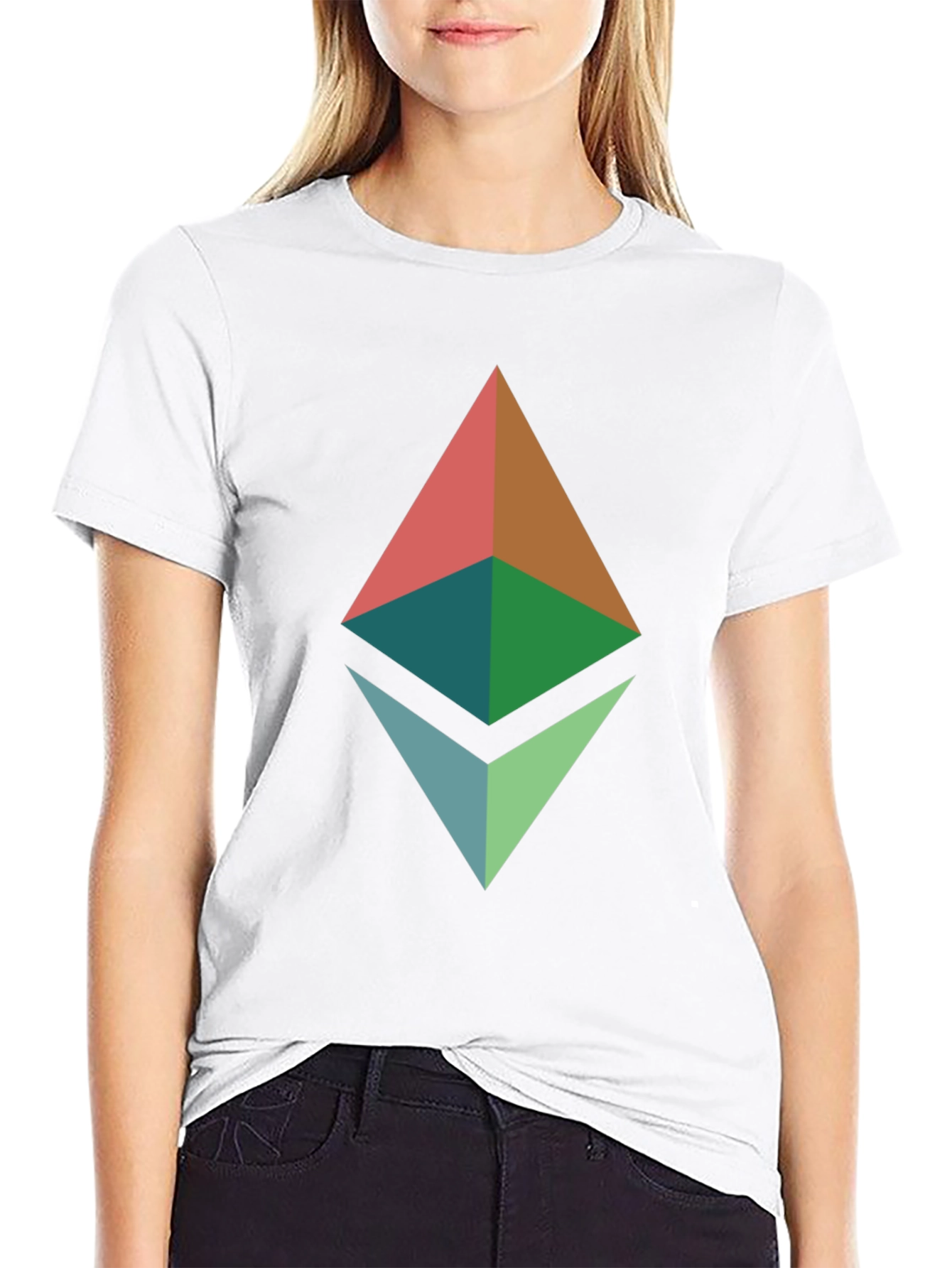 Ethereum Logo Graphic T-Shirt - Modern Crypto Tee