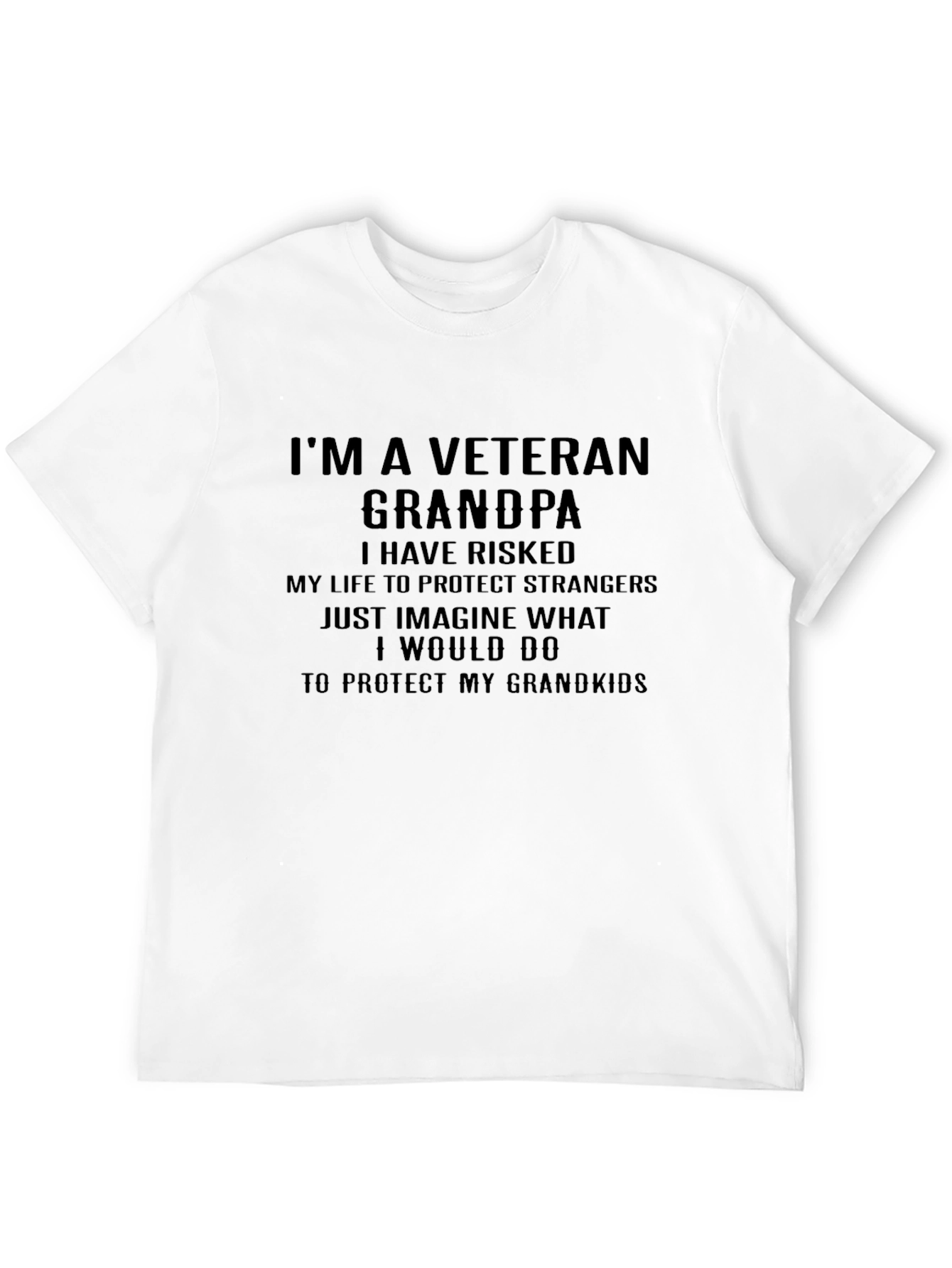 Veteran Grandpa T-Shirt - Protective Grandfather
