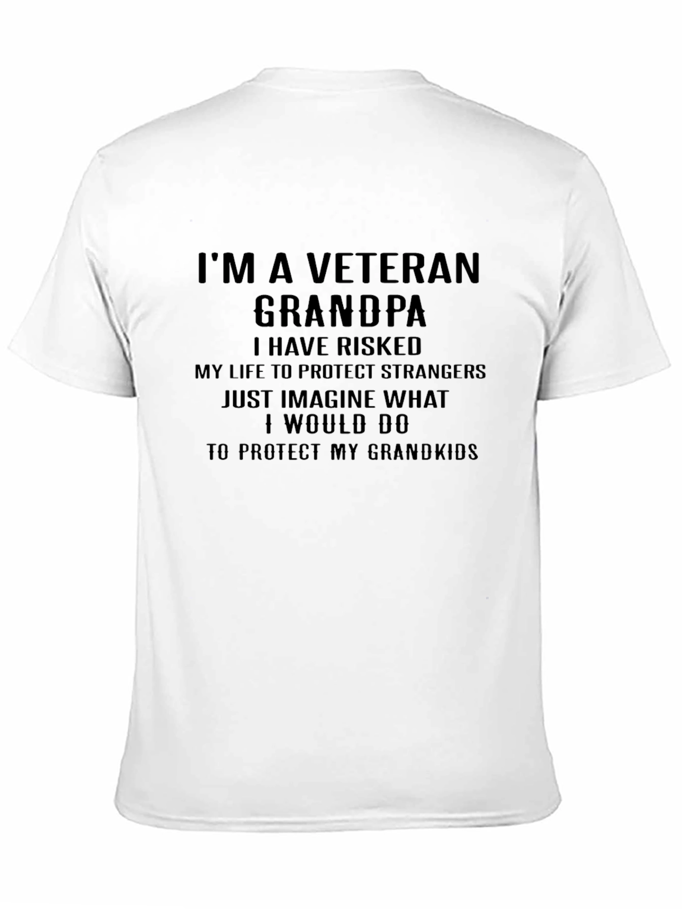 Veteran Grandpa T-Shirt - Protective Grandfather