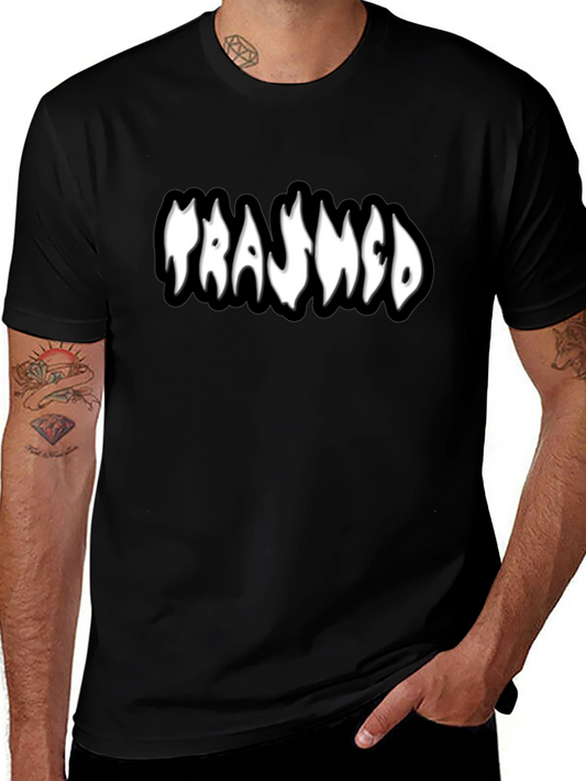 Trashed Black T-Shirt - Unique Graphic Tee