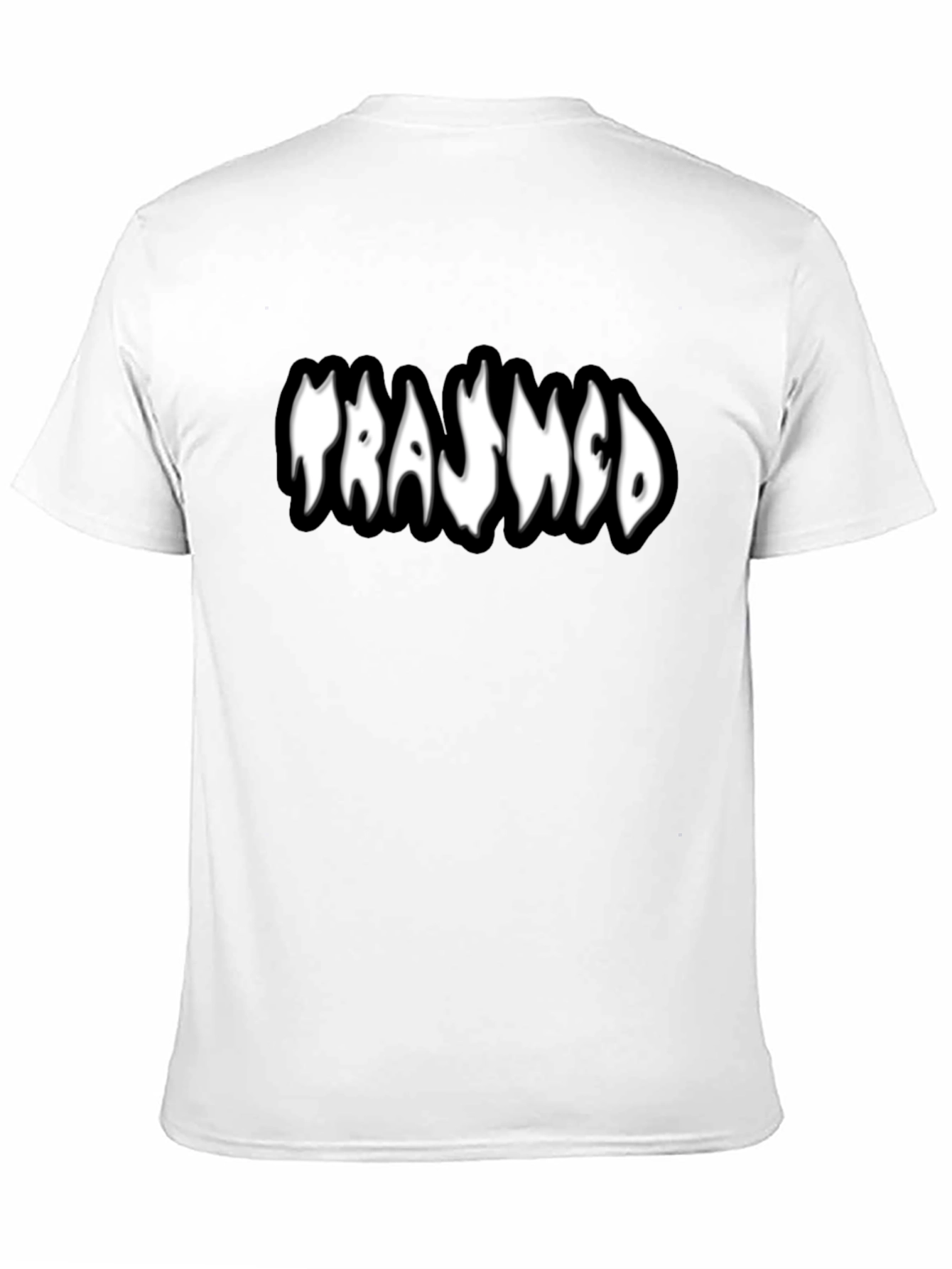 Trashed Black T-Shirt - Unique Graphic Tee