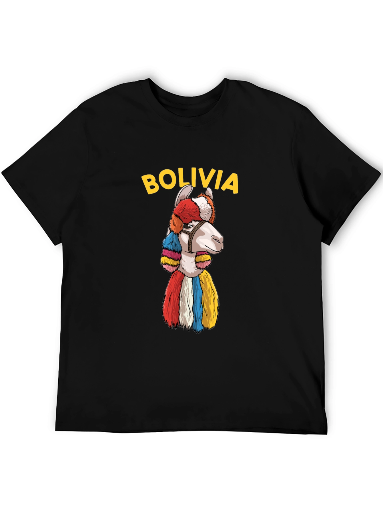 Bolivia Llama Graphic Tee - Soft Cotton T-Shirt