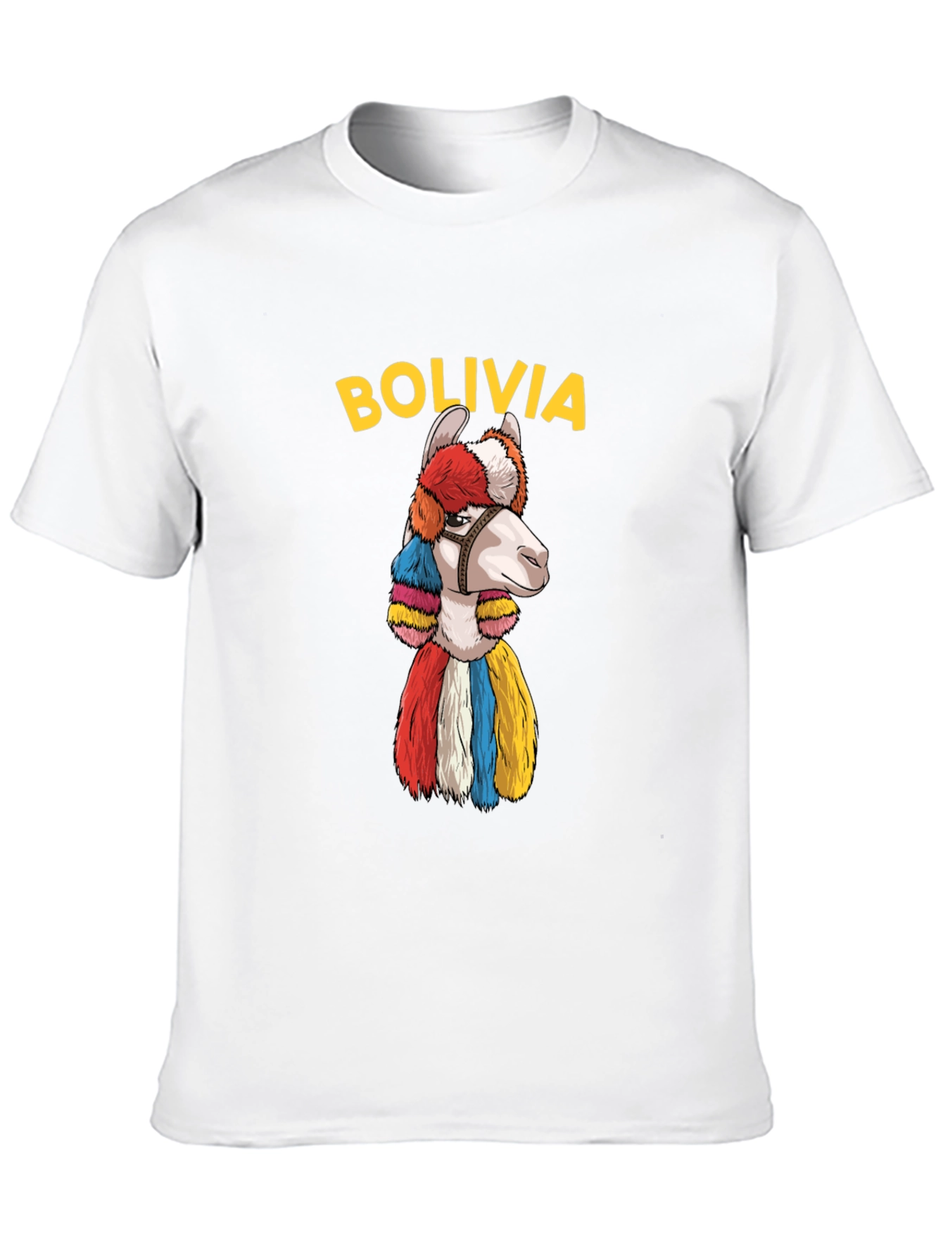 Bolivia Llama Graphic Tee - Soft Cotton T-Shirt