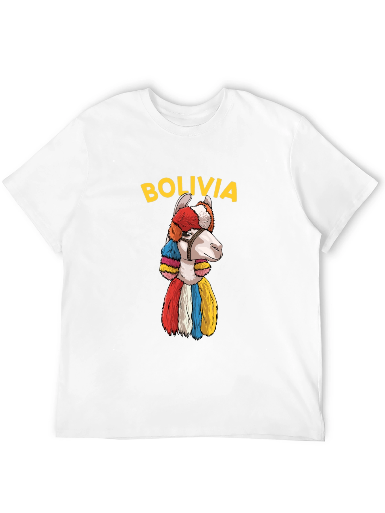 Bolivia Llama Graphic Tee - Soft Cotton T-Shirt