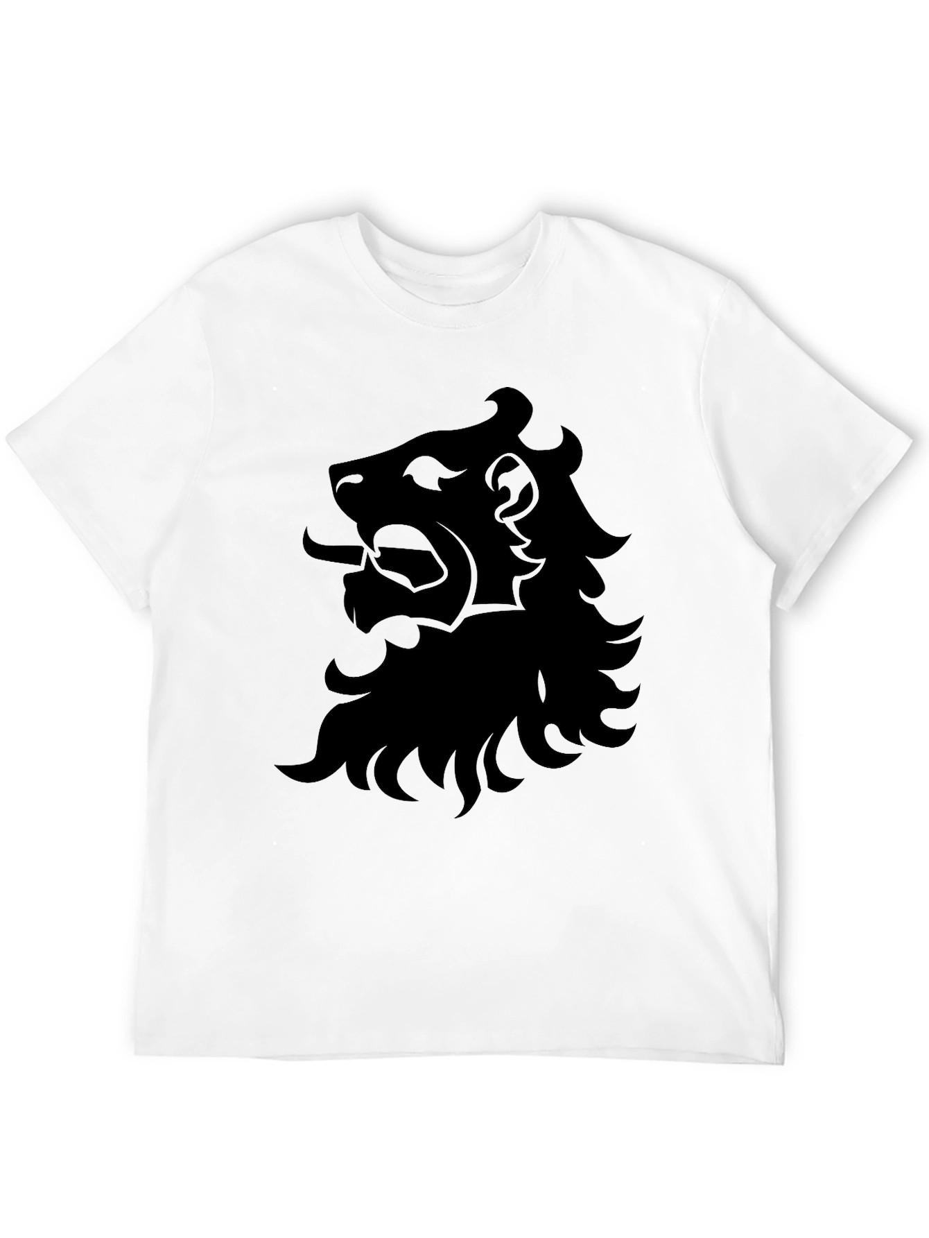 Black Lion Graphic T-Shirt - Bold Design