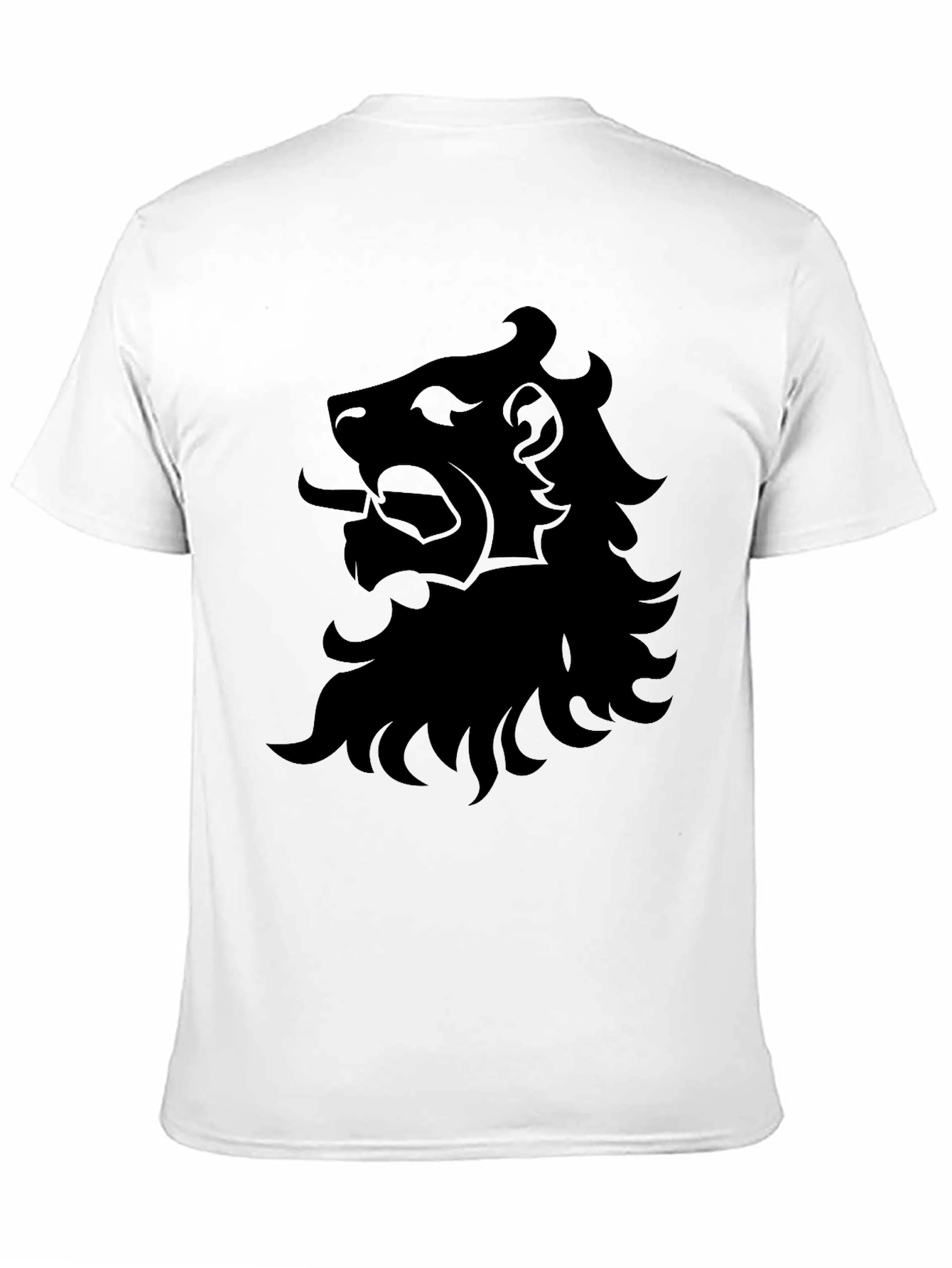 Black Lion Graphic T-Shirt - Bold Design