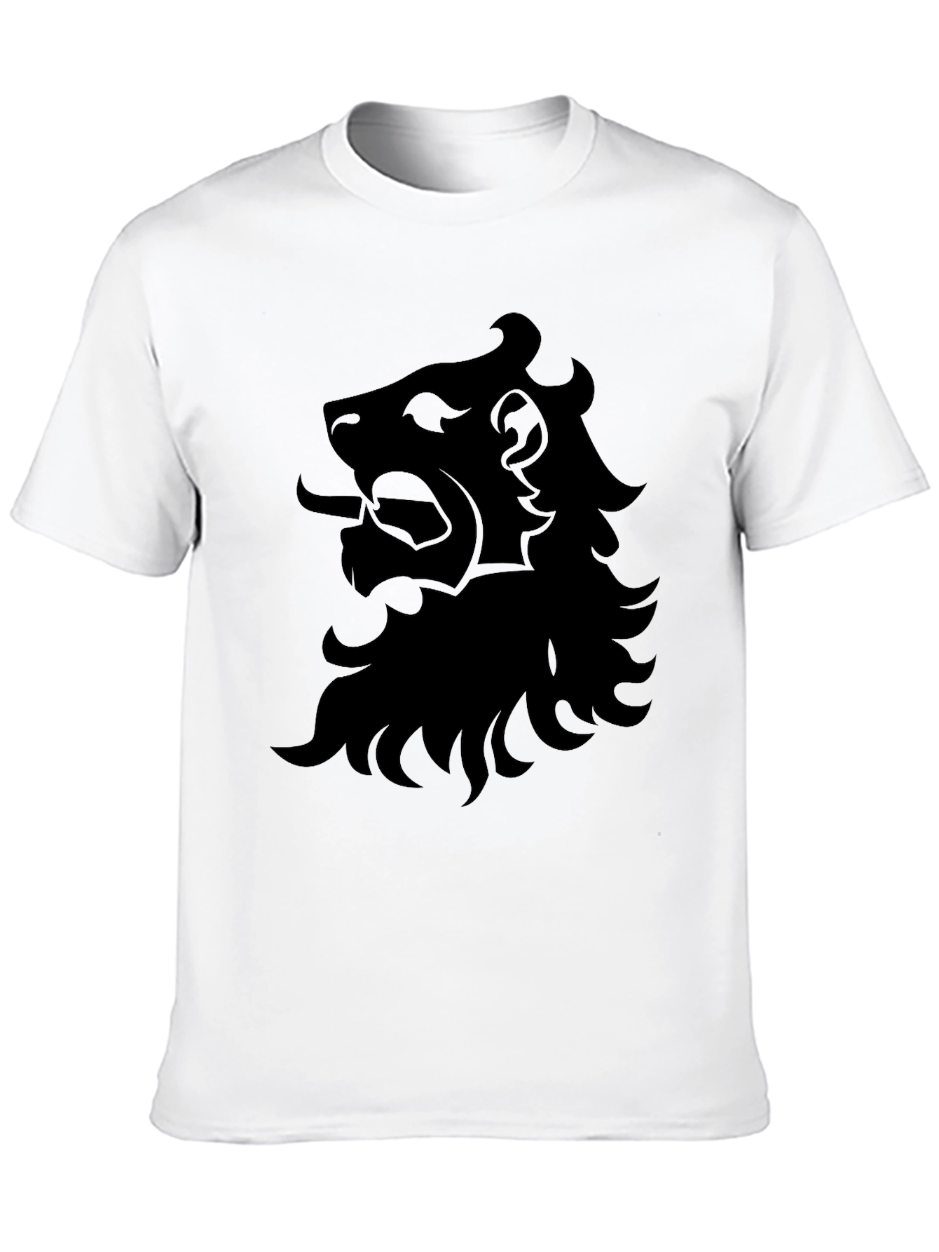 Black Lion Graphic T-Shirt - Bold Design
