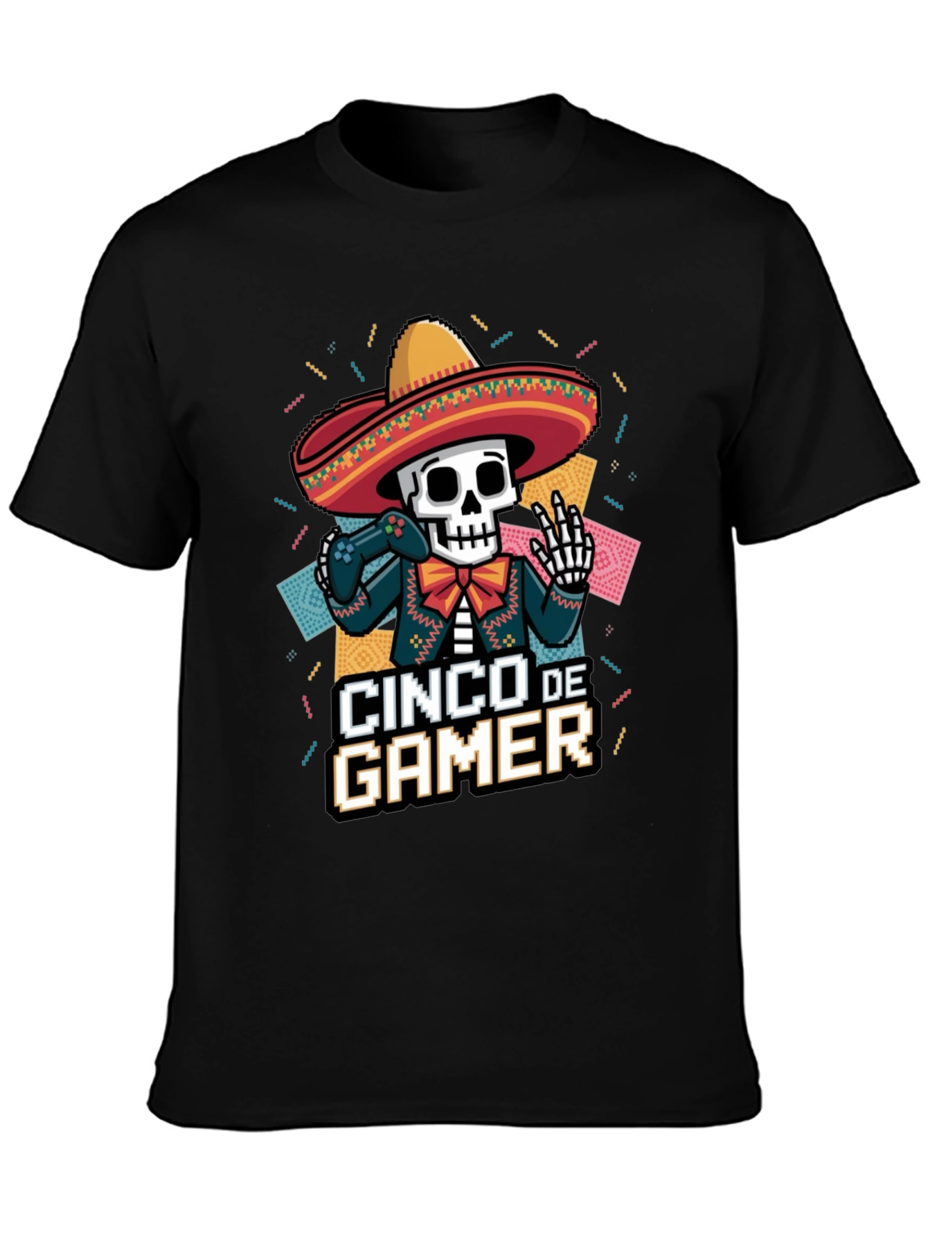 Cinco de Gamer T-Shirt - Black