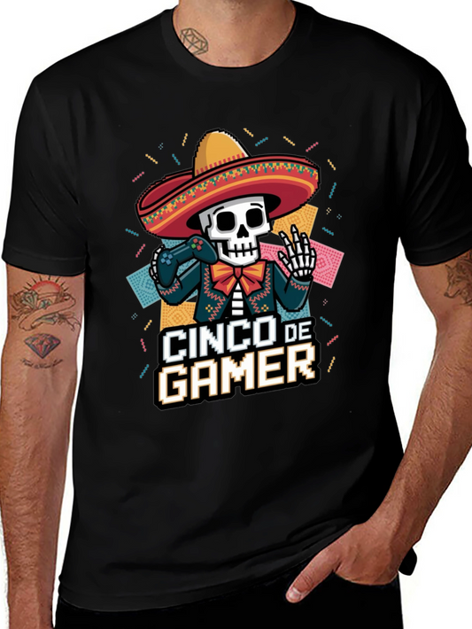 Cinco de Gamer T-Shirt - Black