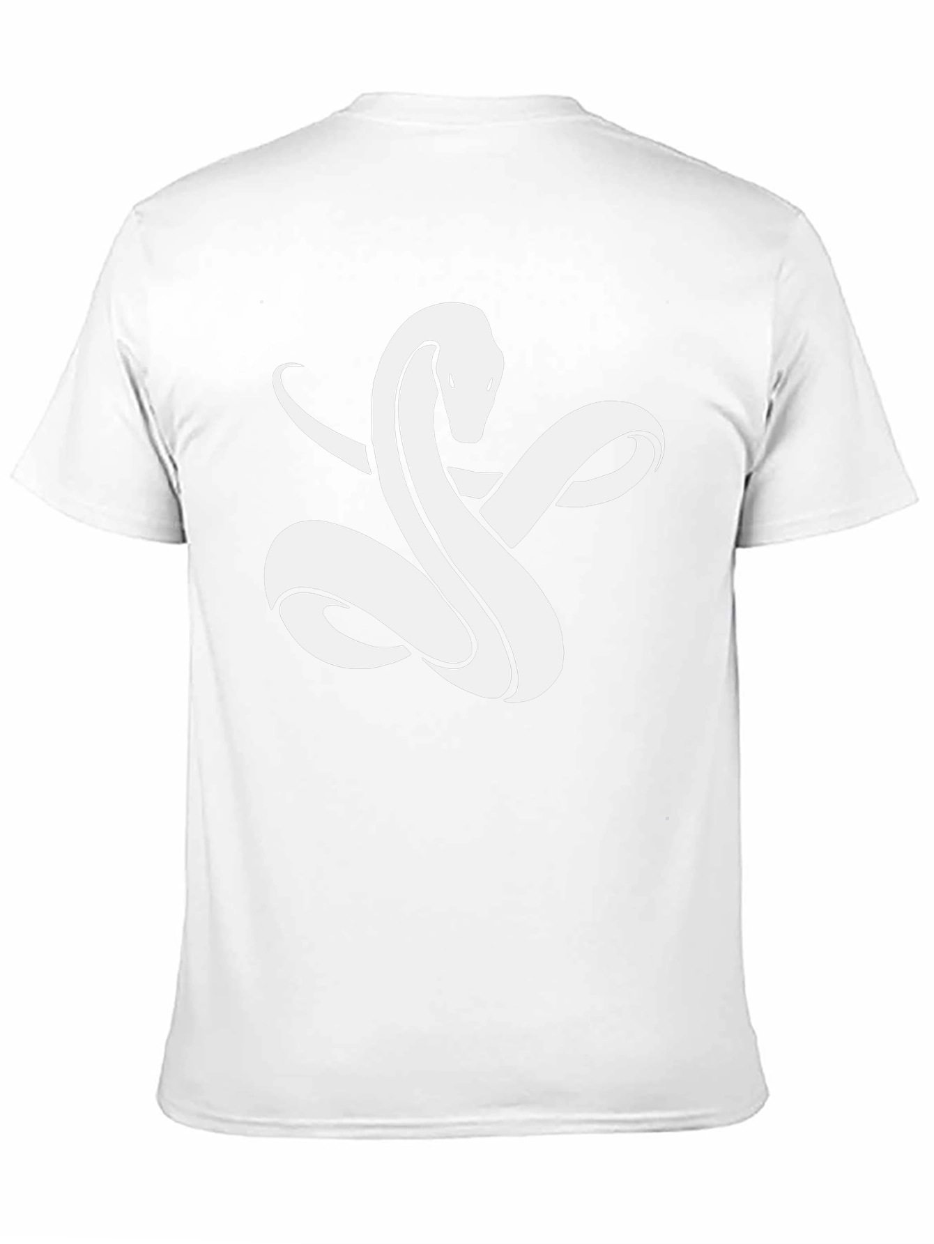 Snake Graphic Tee - Modern Black T-Shirt