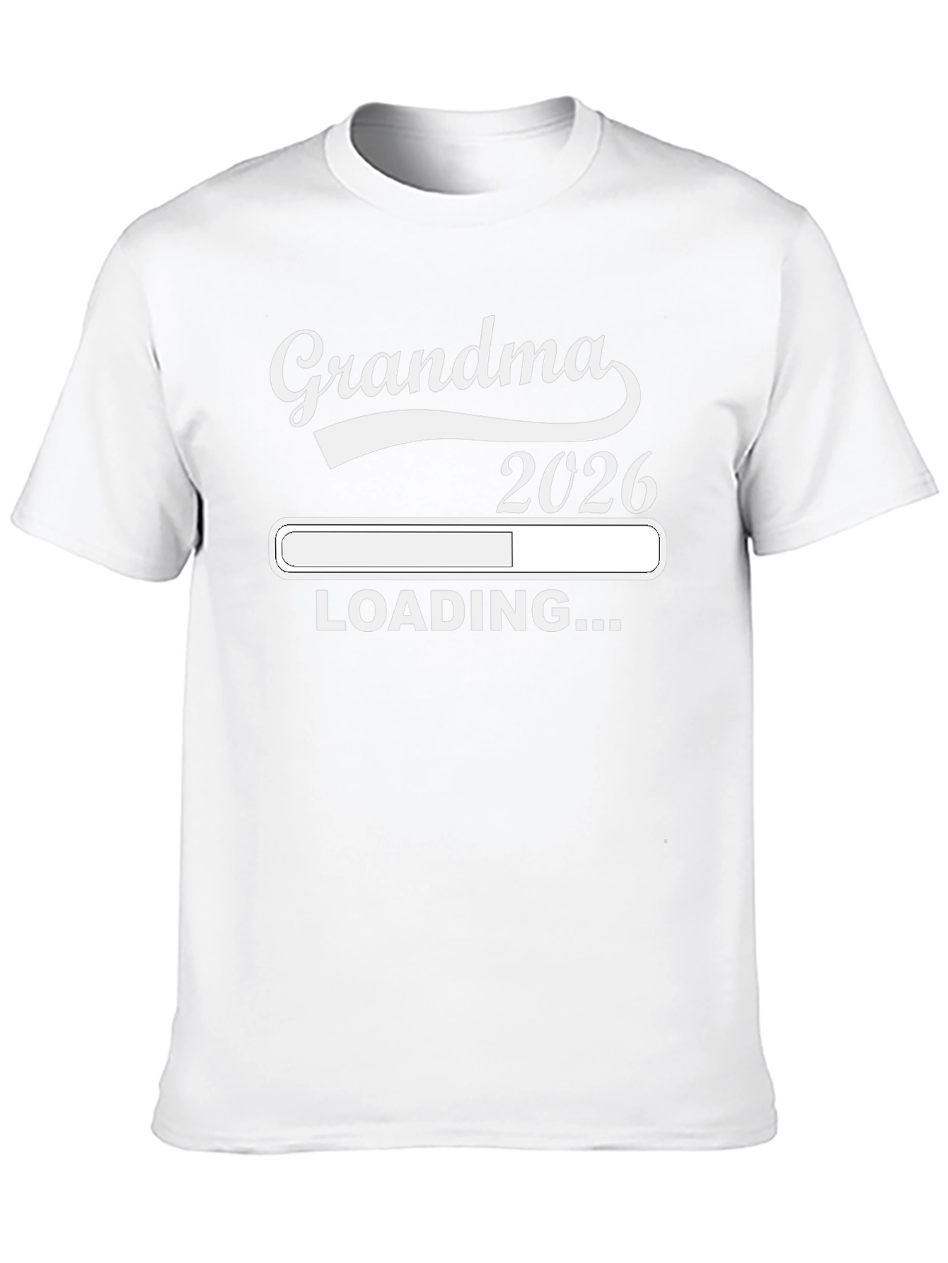 Grandma 2026 Loading Black T-Shirt