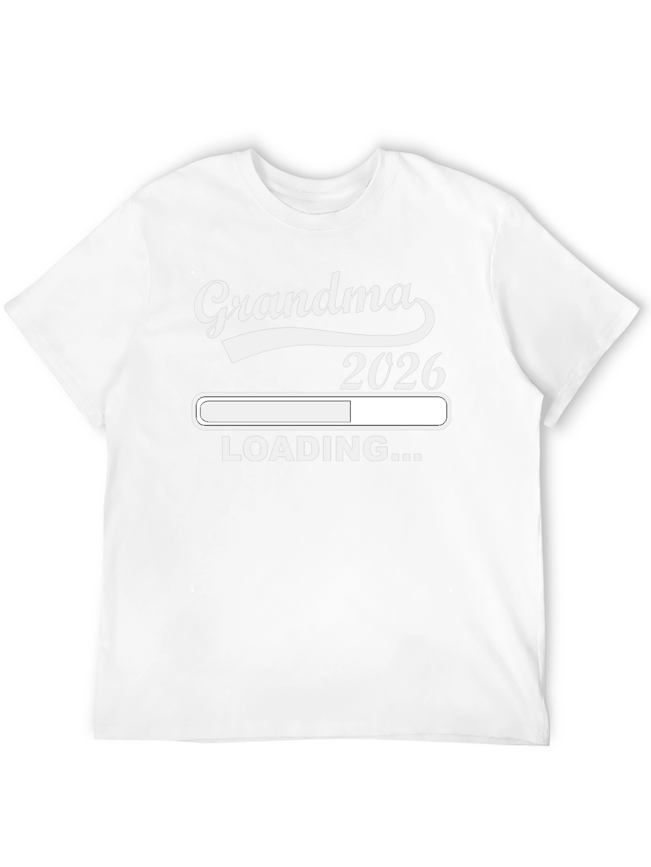 Grandma 2026 Loading Black T-Shirt