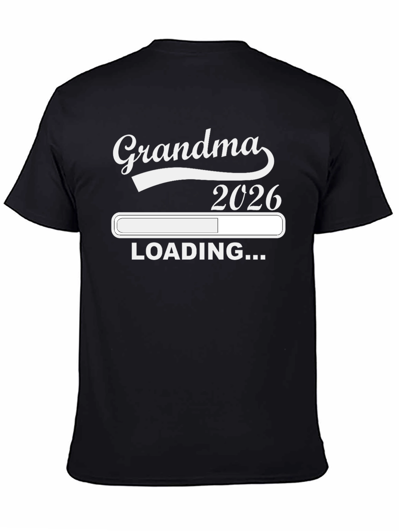 Grandma 2026 Loading Black T-Shirt