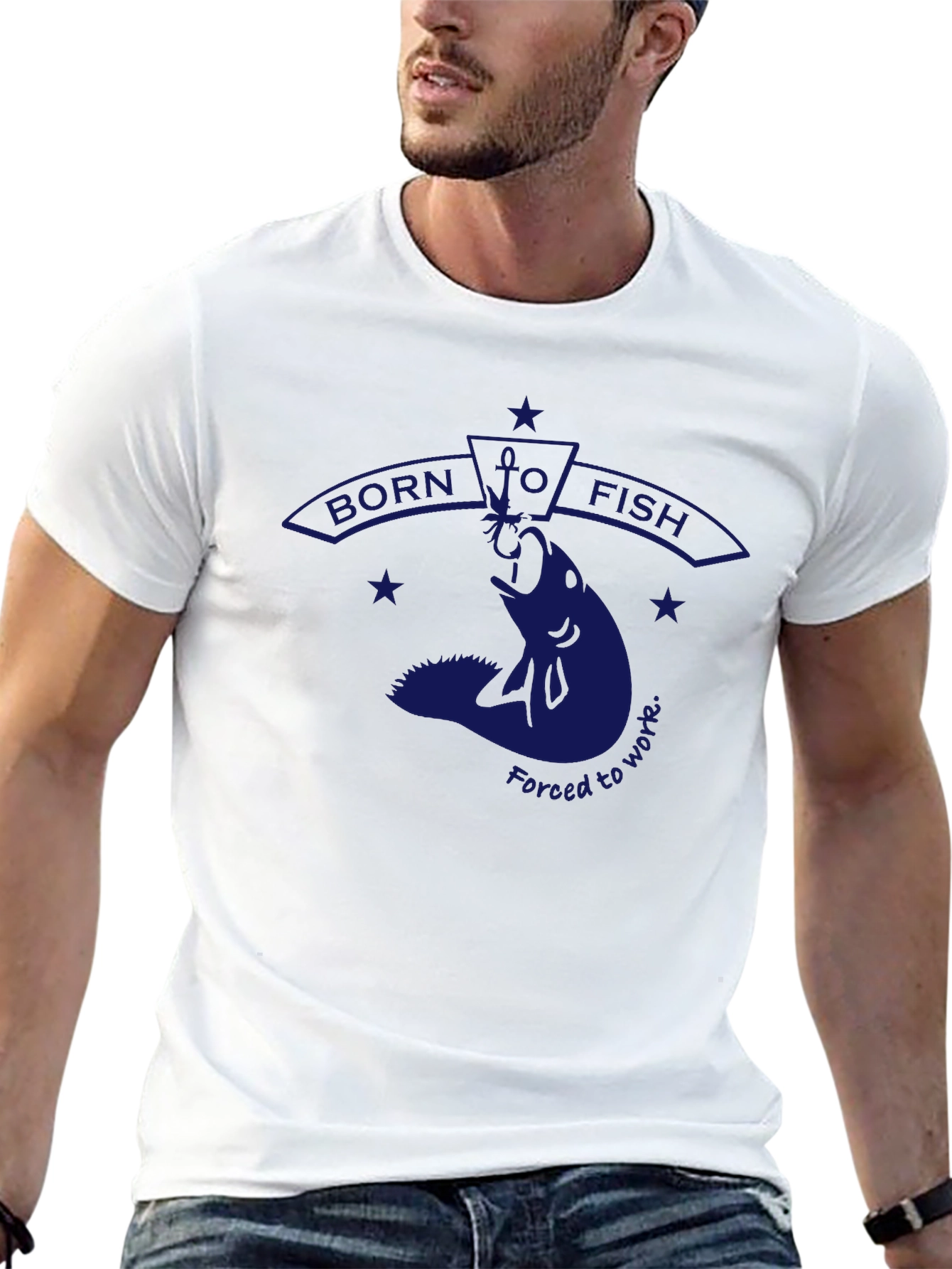 Born To Fish T-Shirt - Fishing Enthusiast Tee
