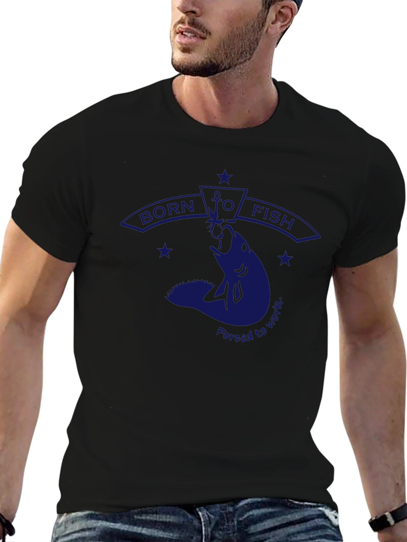 Born To Fish T-Shirt - Fishing Enthusiast Tee