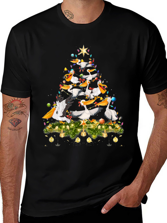 Pelican Christmas Tree Graphic Tee