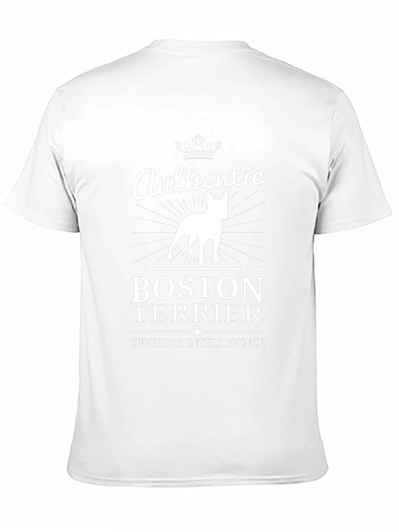 Authentic Boston Terrier T-Shirt - Superior Intelligence