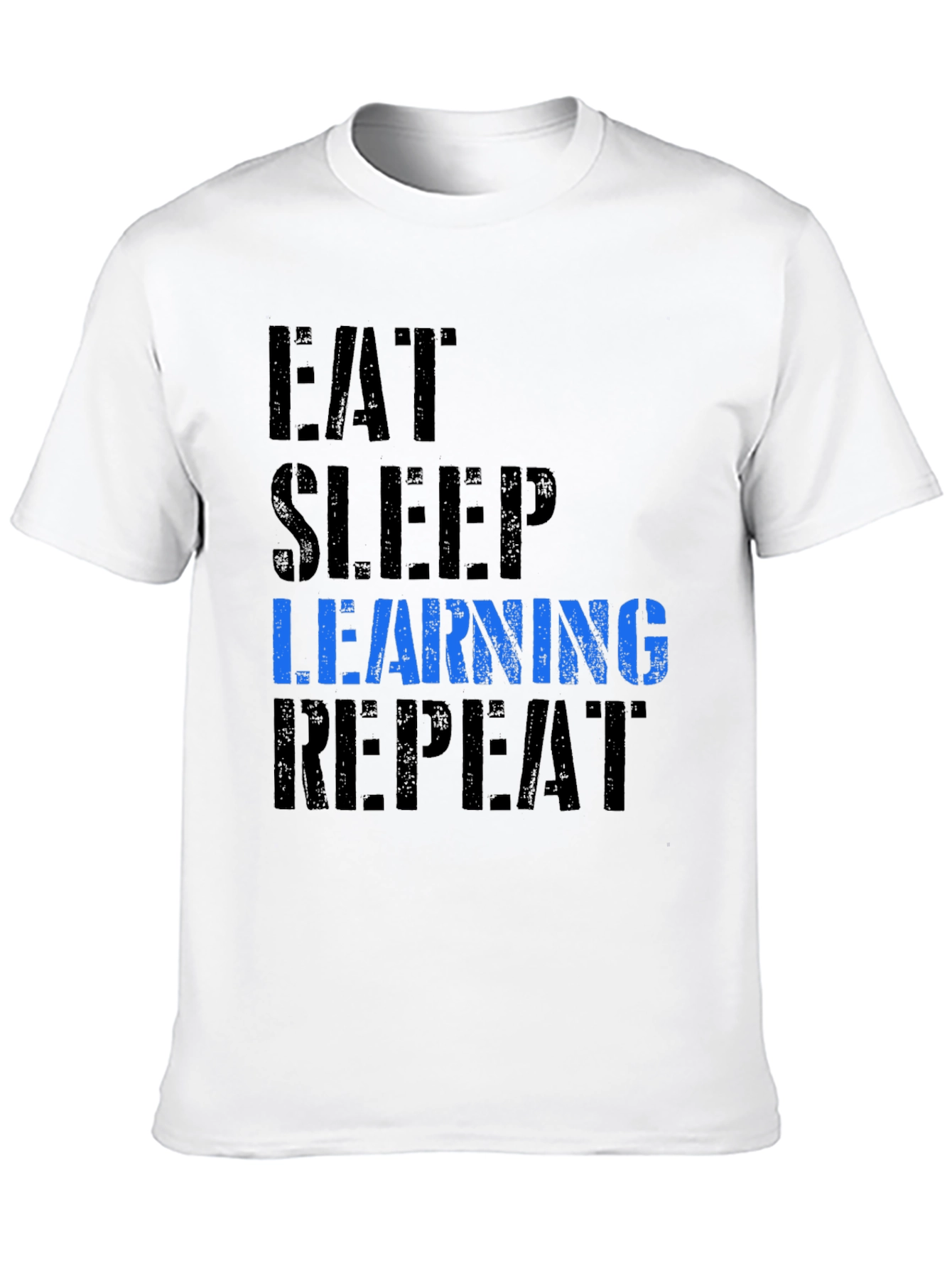 Eat Sleep Learning Repeat Graphic Tee