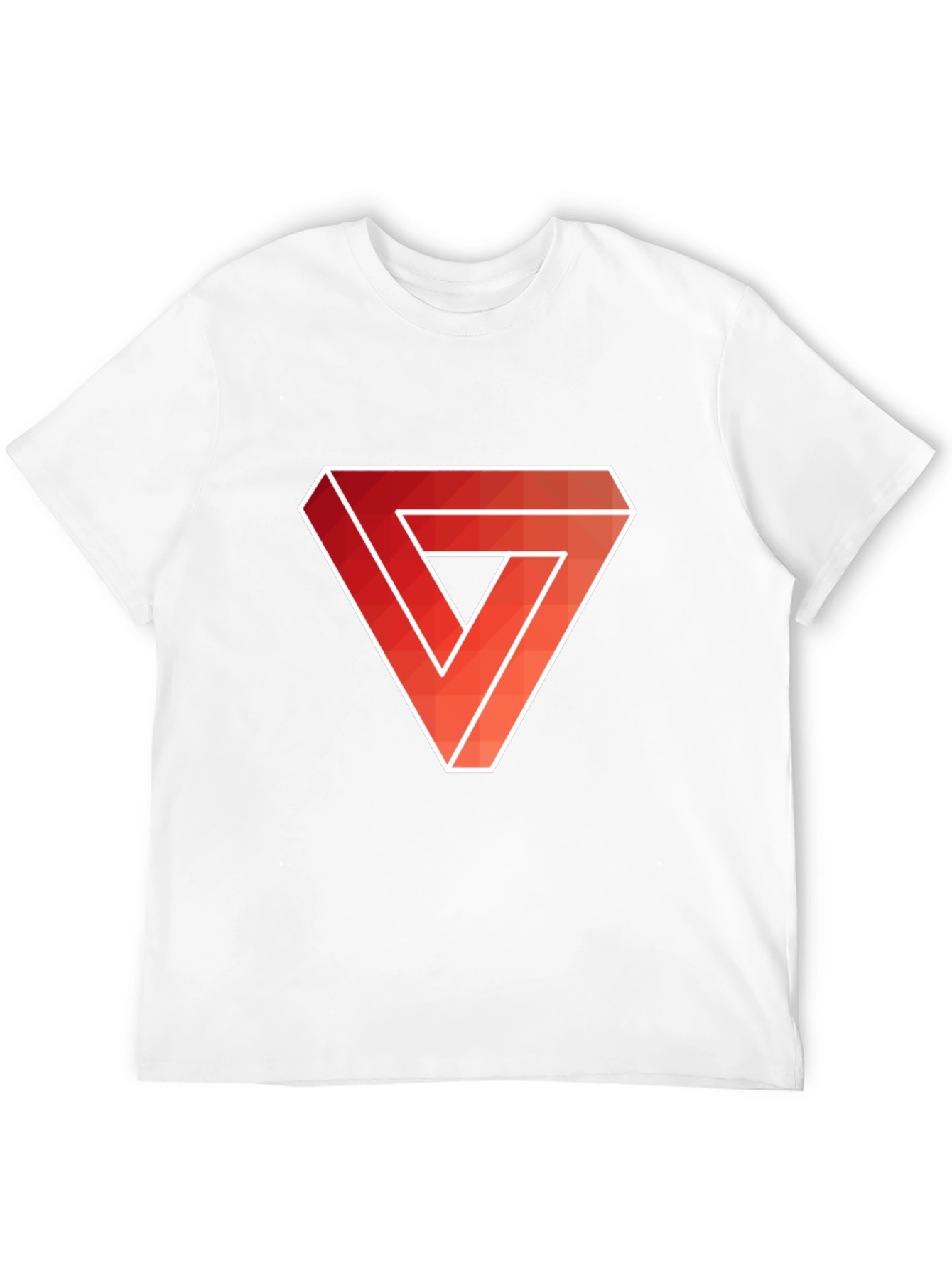 Impossible Triangle Mens Graphic Tee - Black