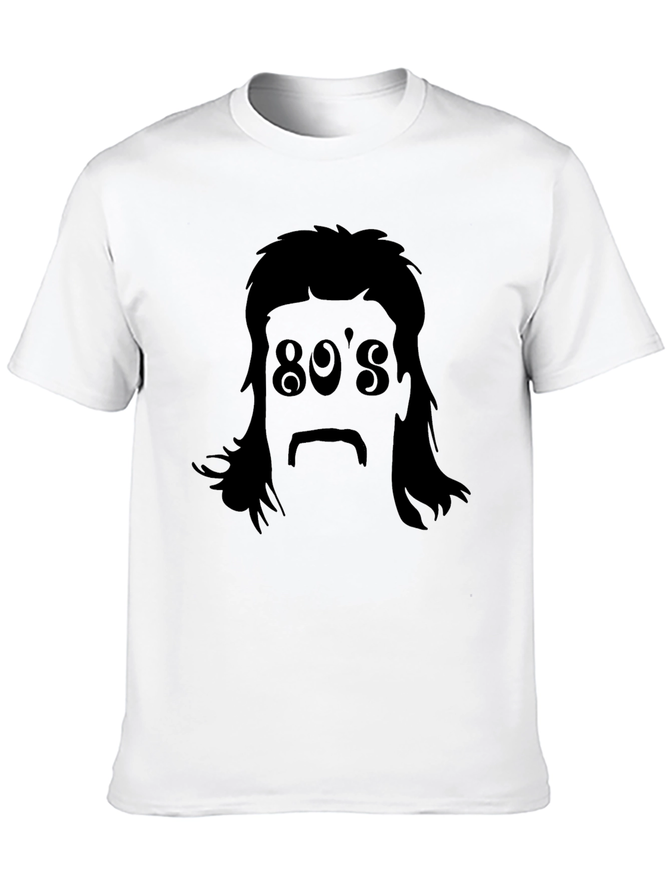 Retro 80s Mullet T-Shirt - Classic Throwback Style