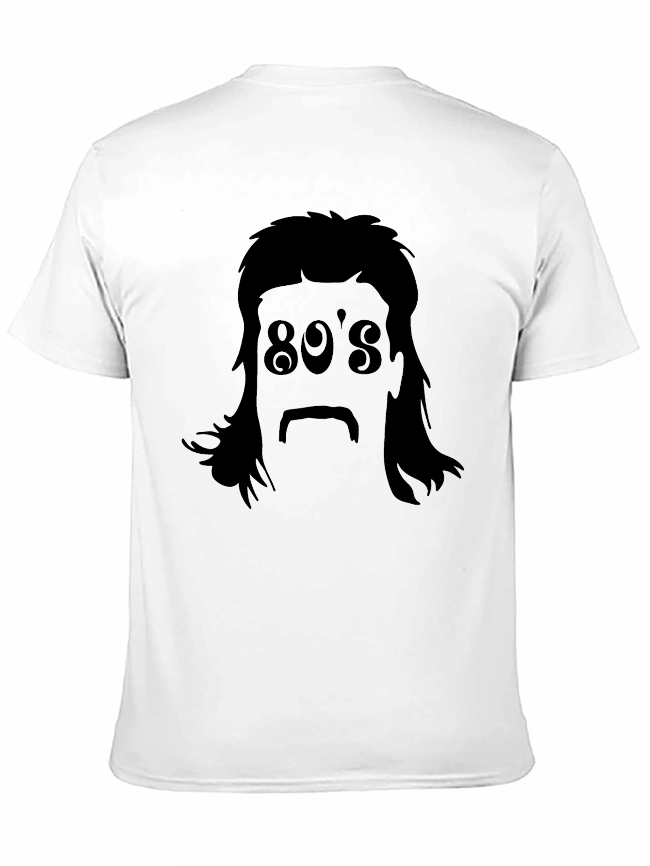 Retro 80s Mullet T-Shirt - Classic Throwback Style