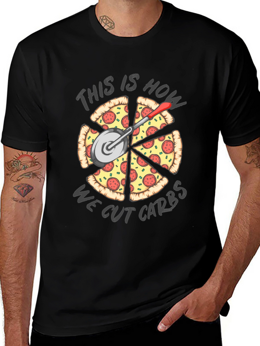 Pizza Slices & Cutter: Cutting Carbs T-Shirt