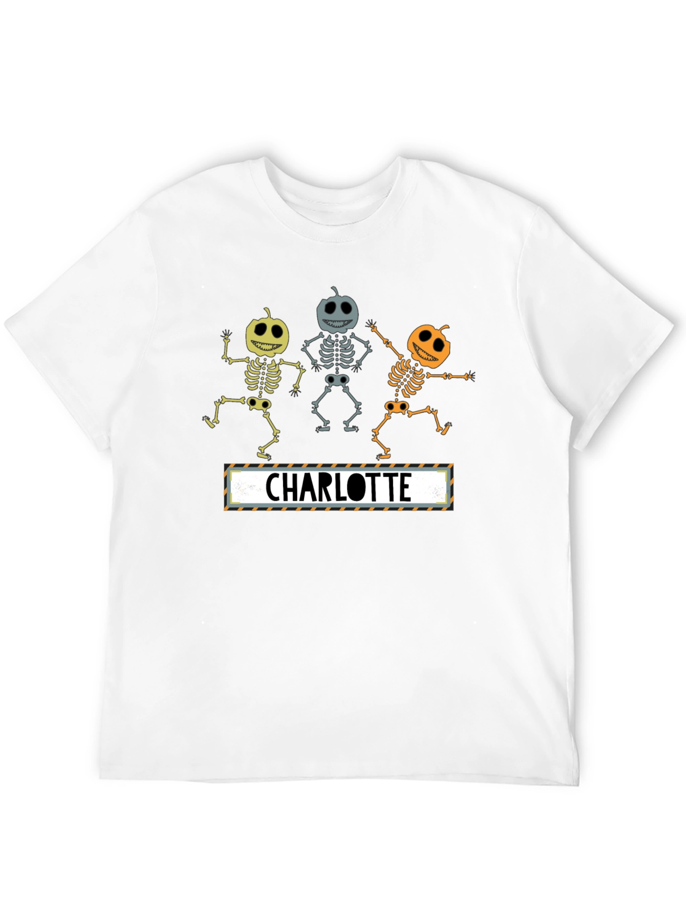 Halloween Skeleton Personalized T-Shirt