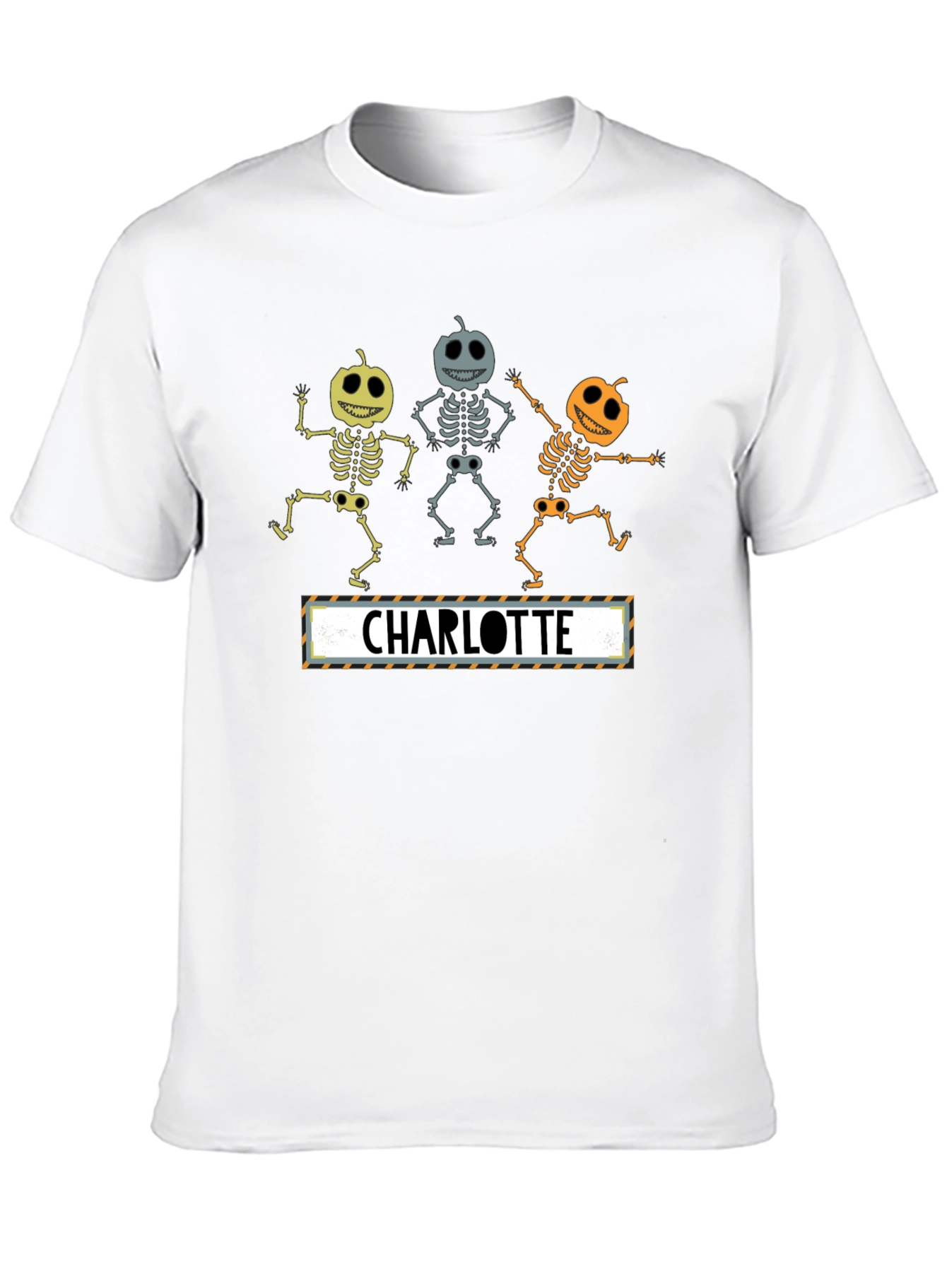 Halloween Skeleton Personalized T-Shirt