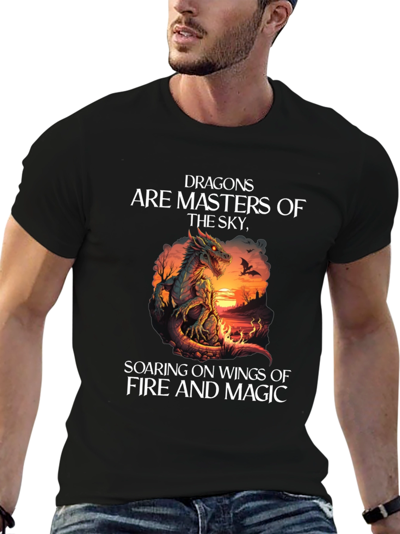 Dragon Masters of the Sky Graphic Tee