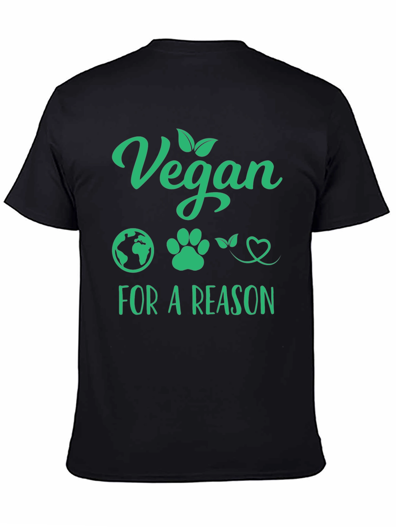 Vegan For a Reason T-Shirt - Black