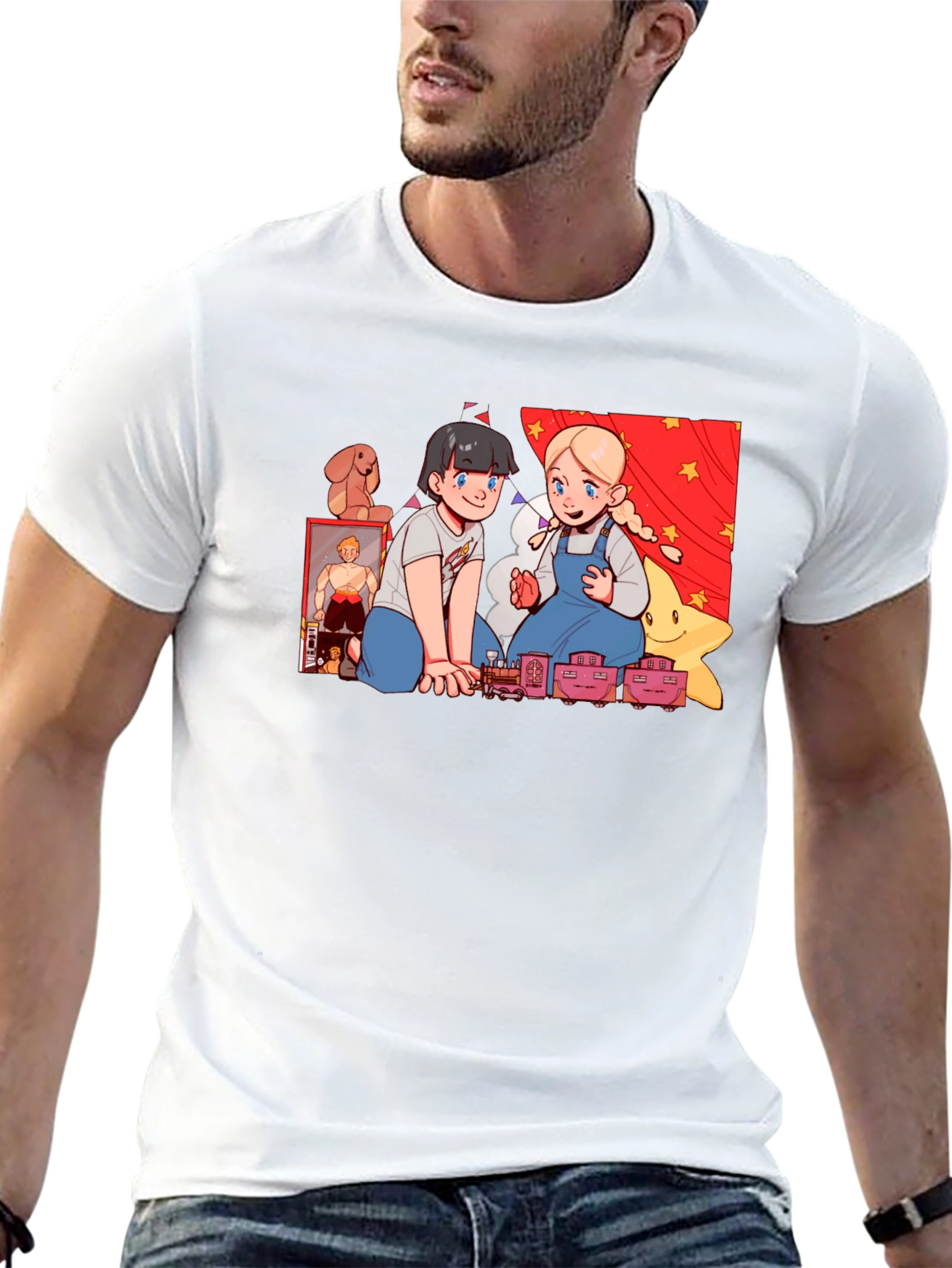 Playtime Pals Graphic Tee - Soft & Stylish