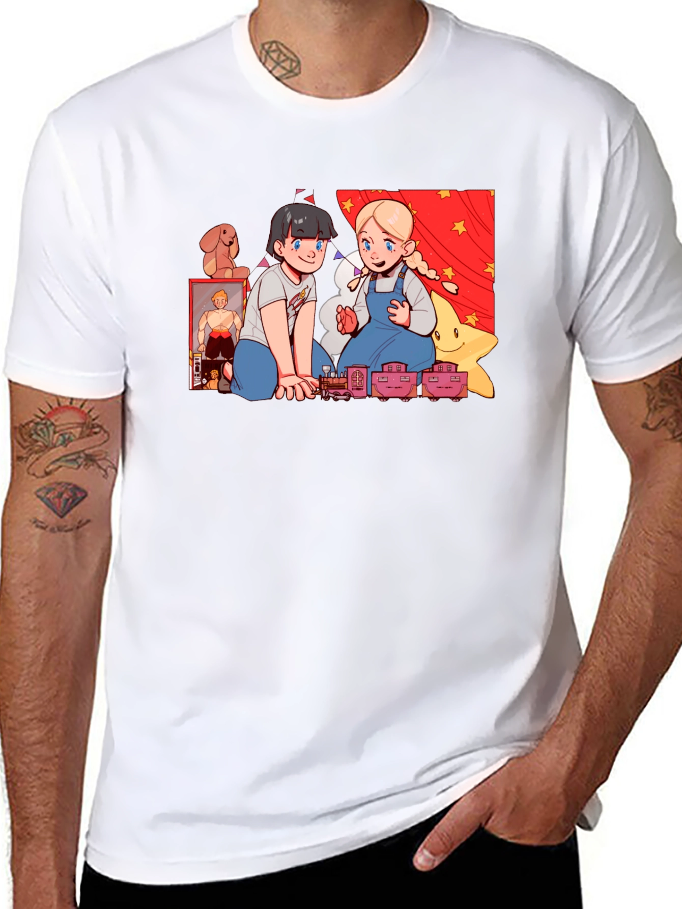 Playtime Pals Graphic Tee - Soft & Stylish