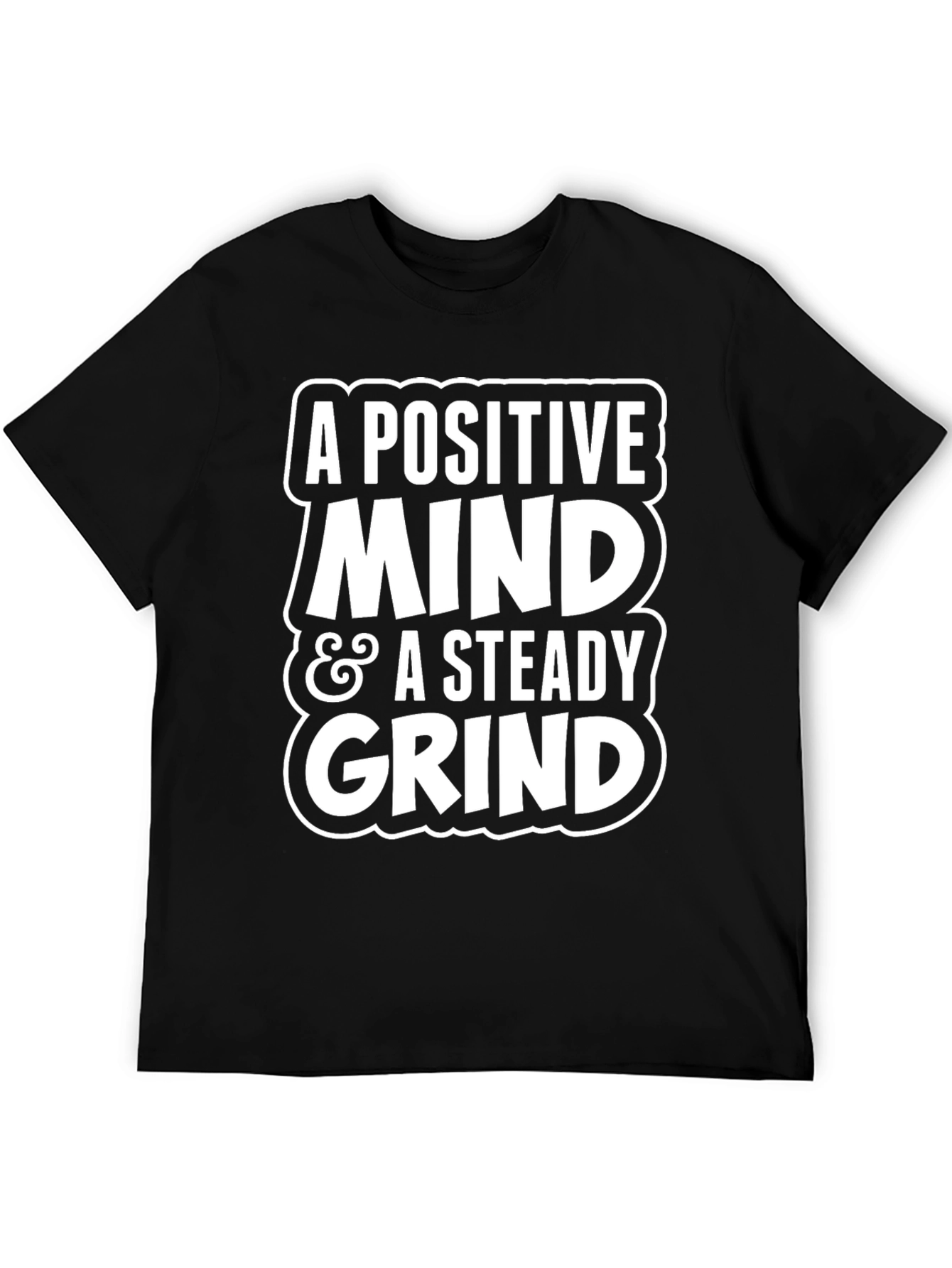 Positive Mind Steady Grind Graphic Tee - Black