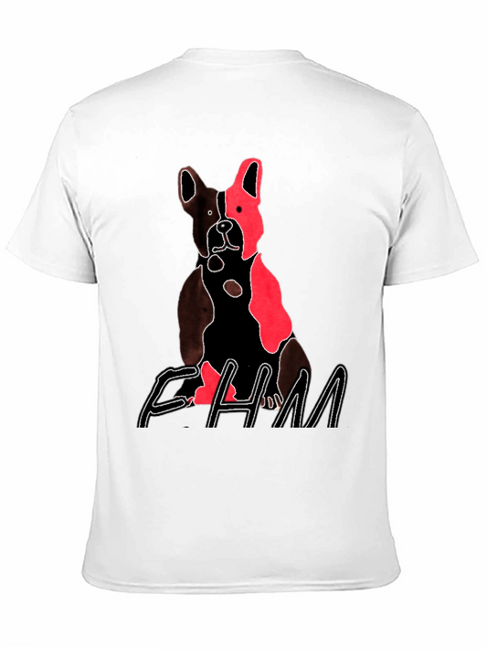 Dog Graphic Print T-Shirt