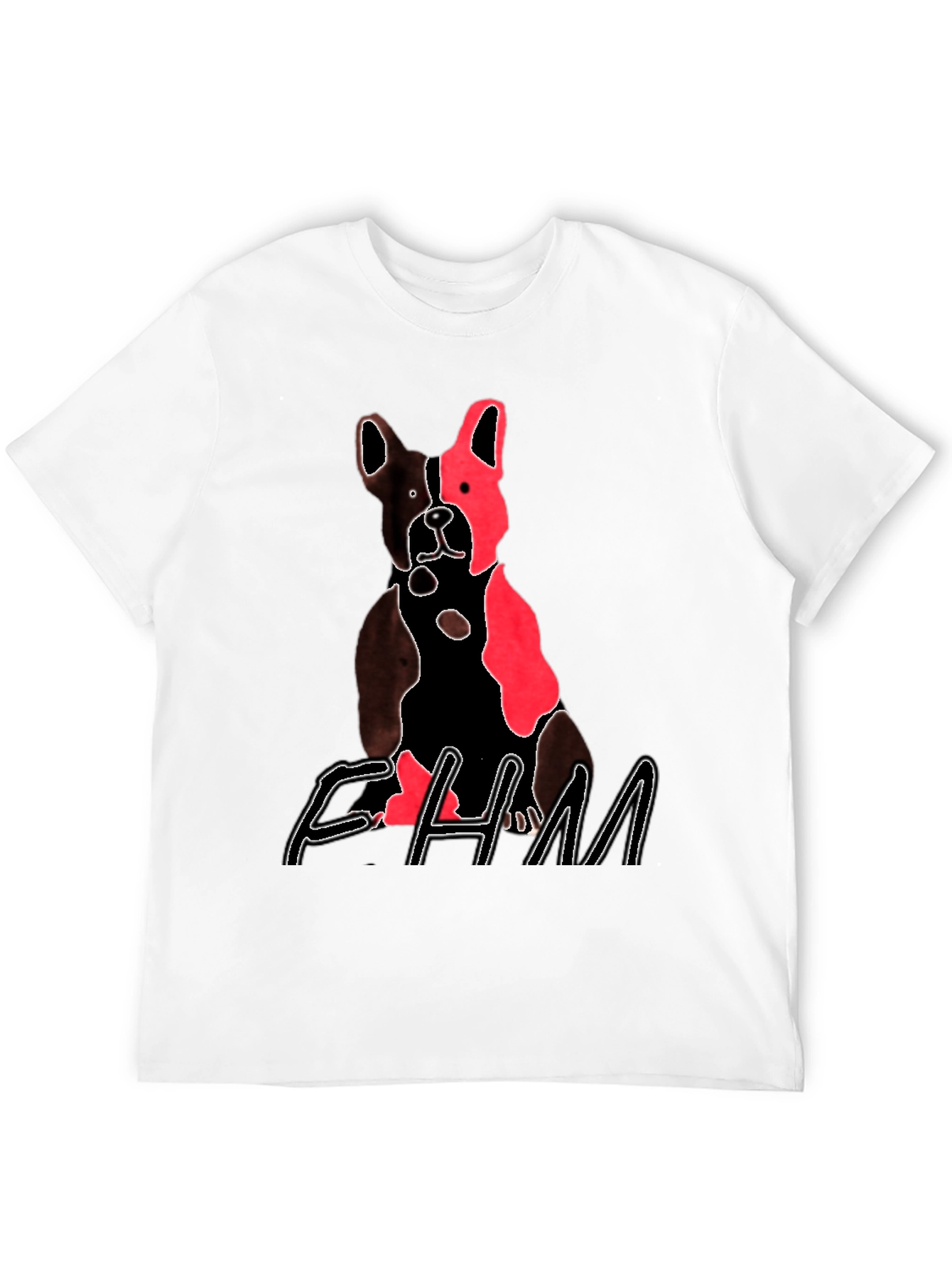 Dog Graphic Print T-Shirt