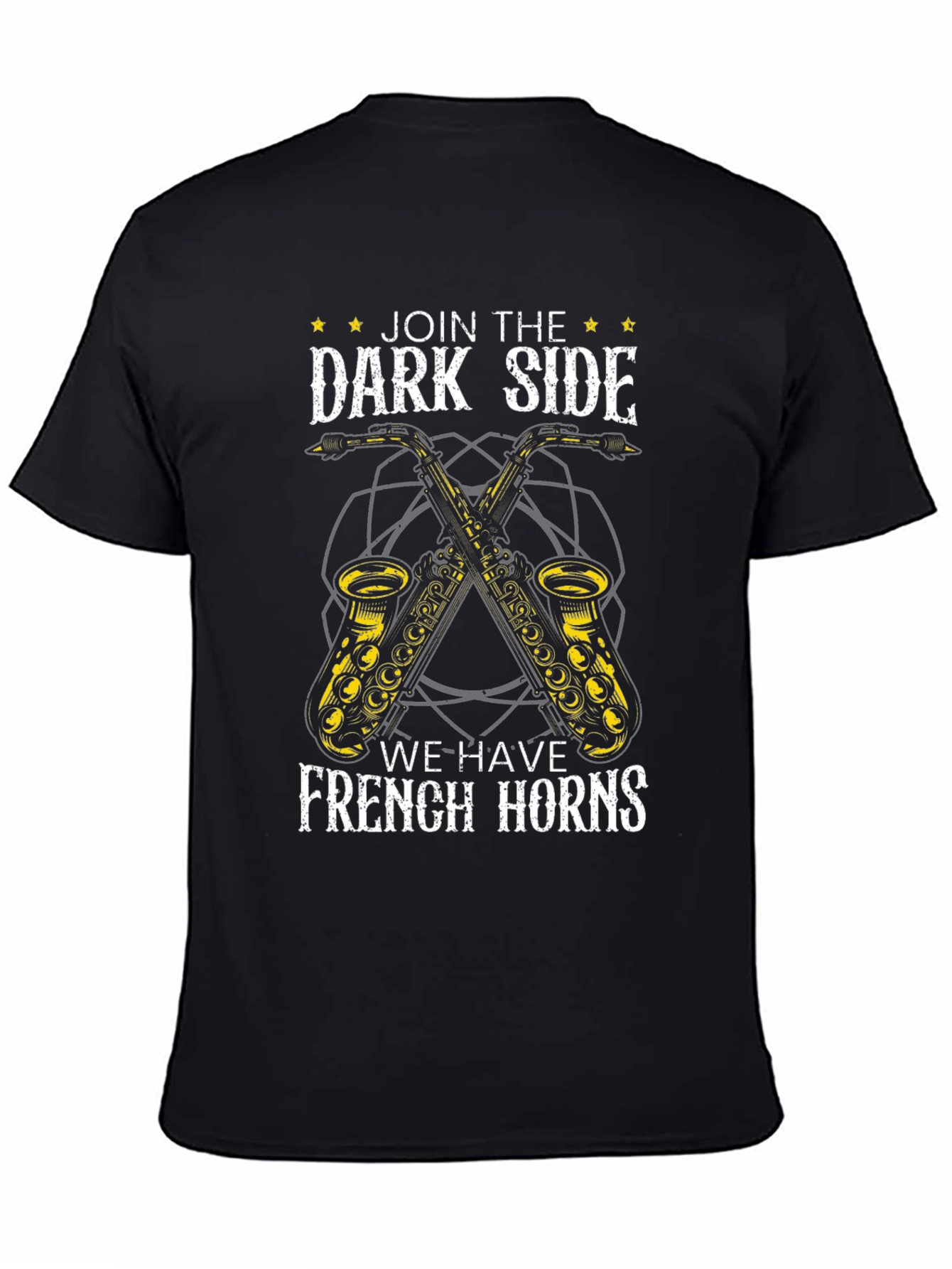 Dark Side French Horns Graphic Tee