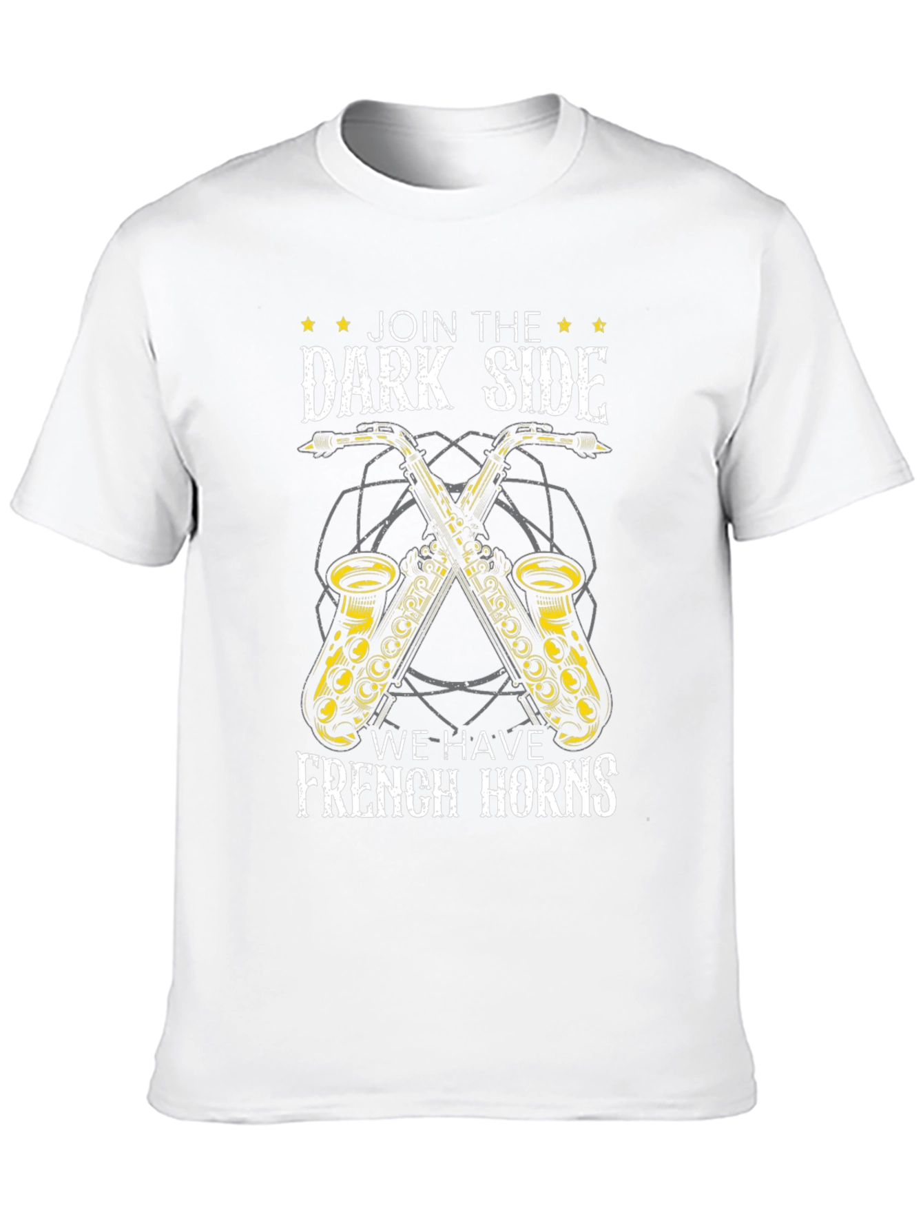 Dark Side French Horns Graphic Tee