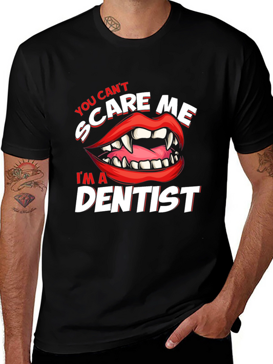 Dentist Scare Me T-Shirt: Halloween Doctor Tee