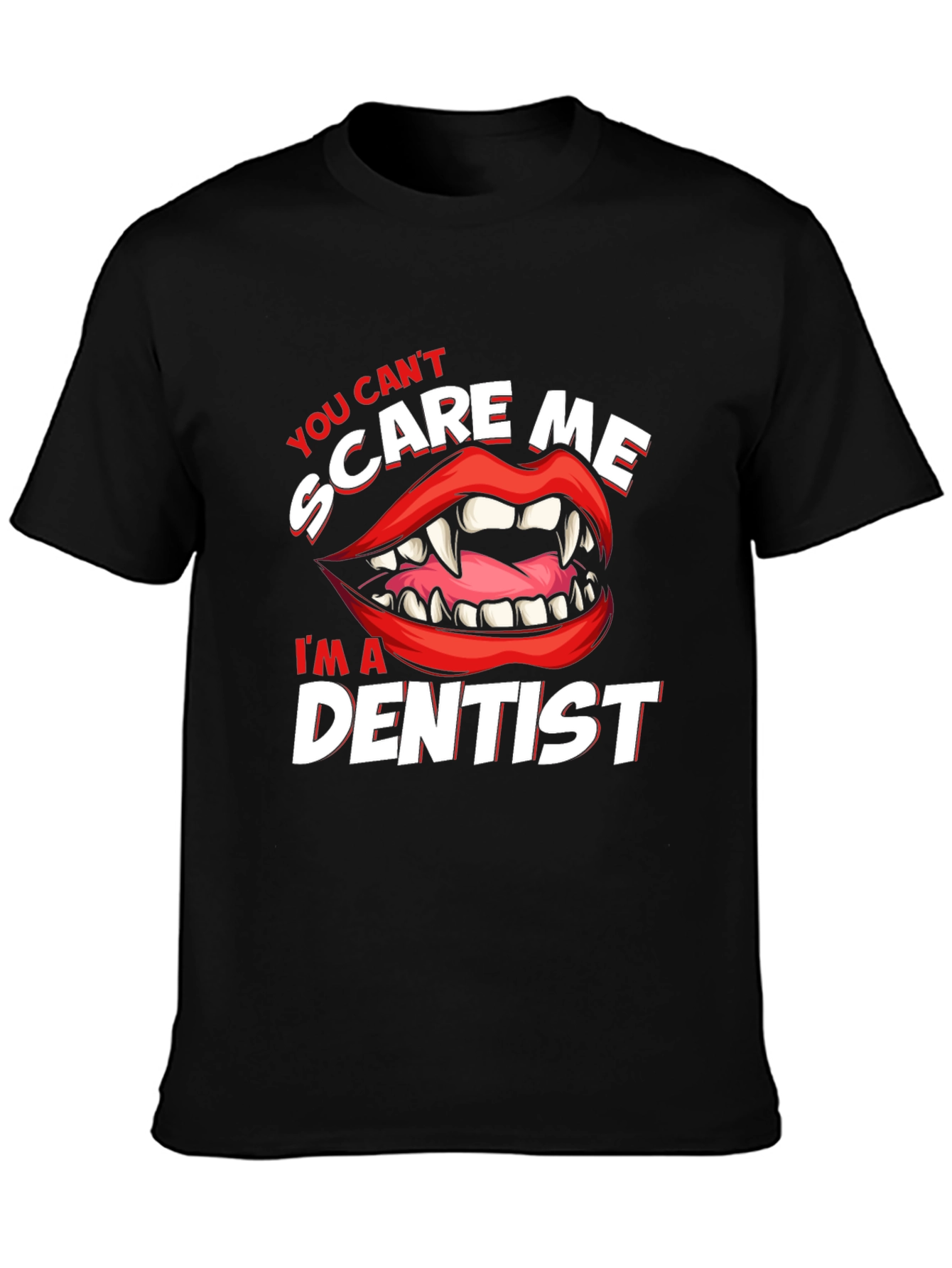 Dentist Scare Me T-Shirt: Halloween Doctor Tee