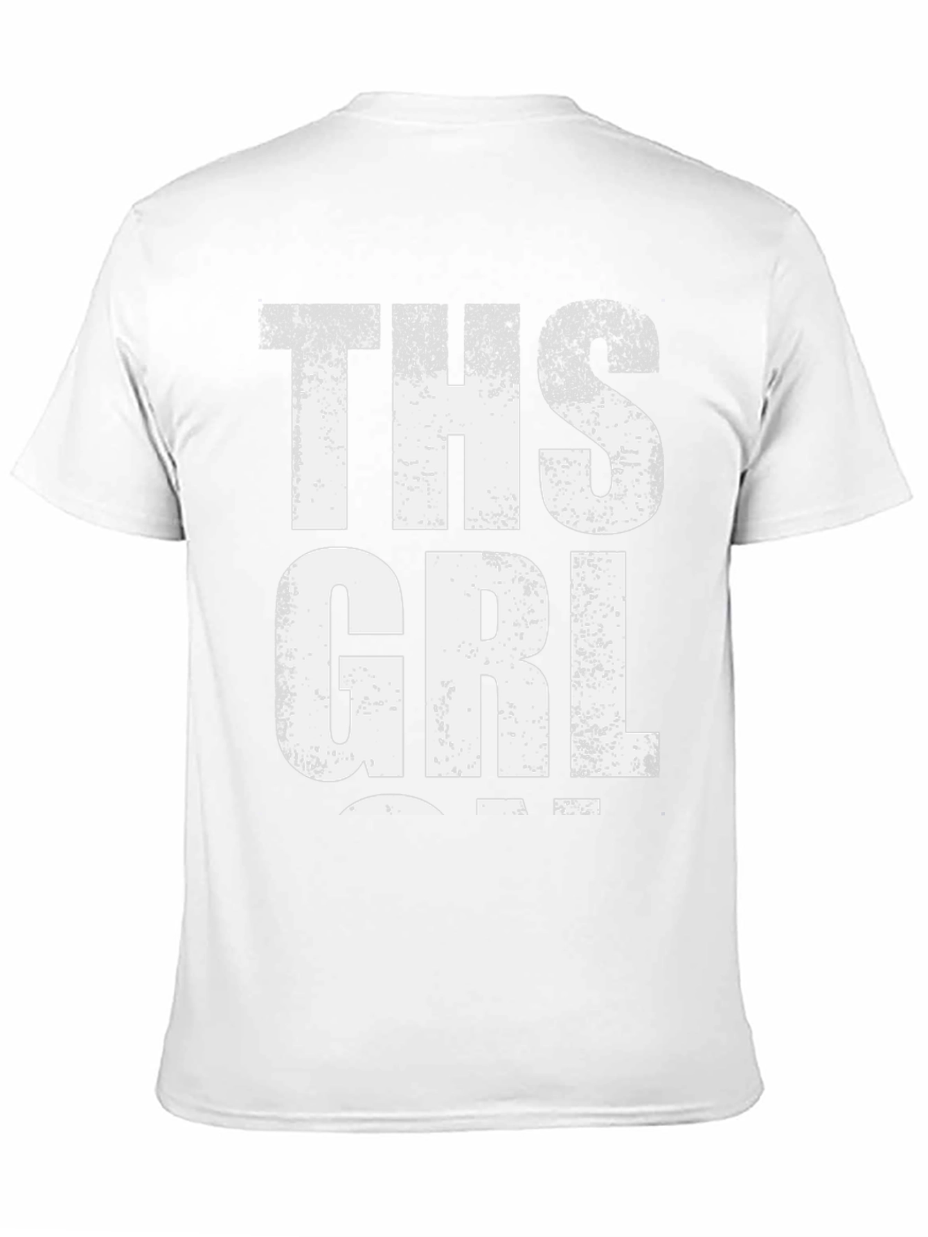 THS GRL Graphic Tee - Distressed Print