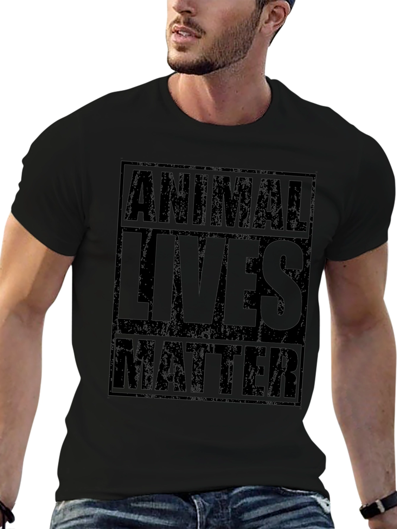 Animal Lives Matter Black T-Shirt