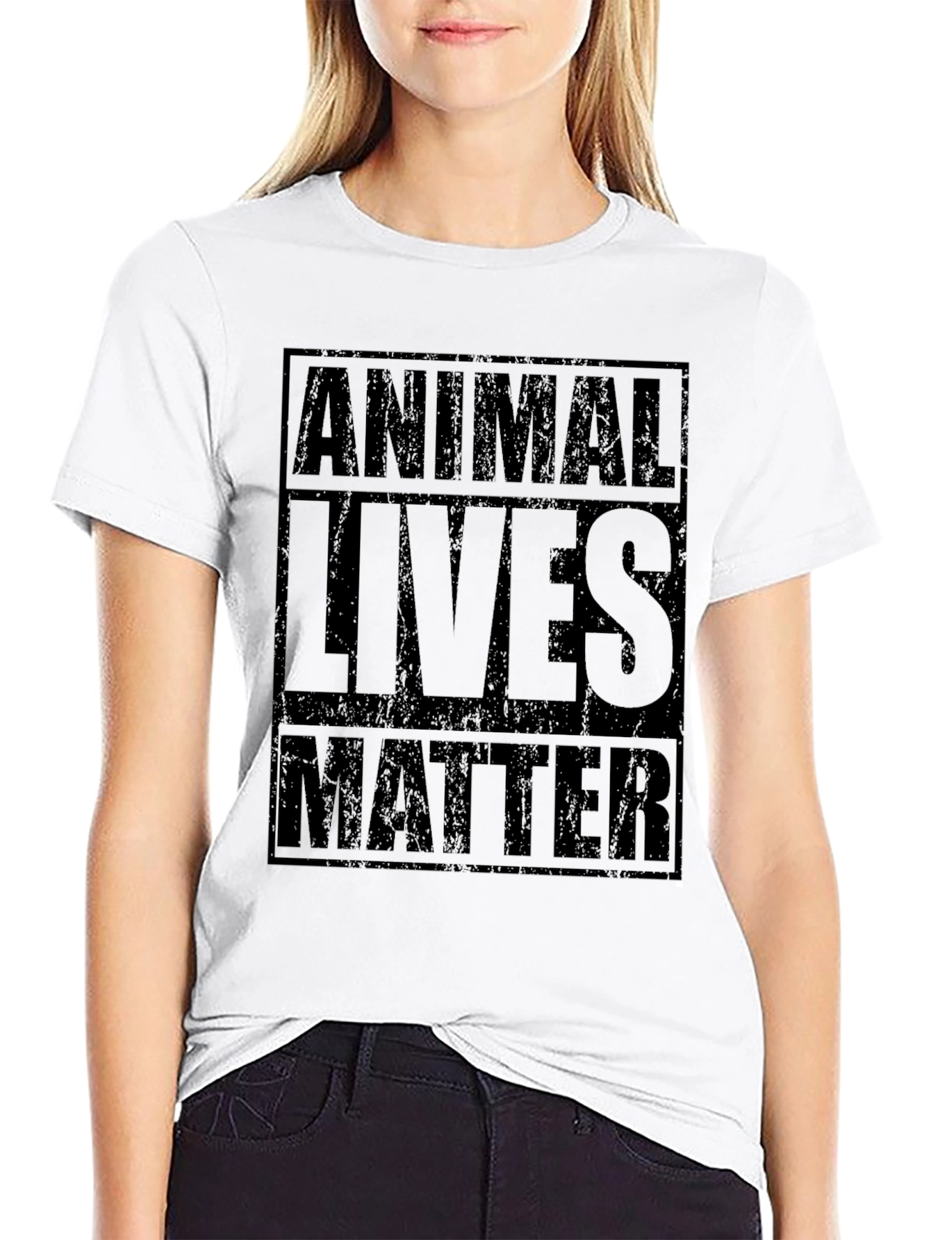 Animal Lives Matter Black T-Shirt